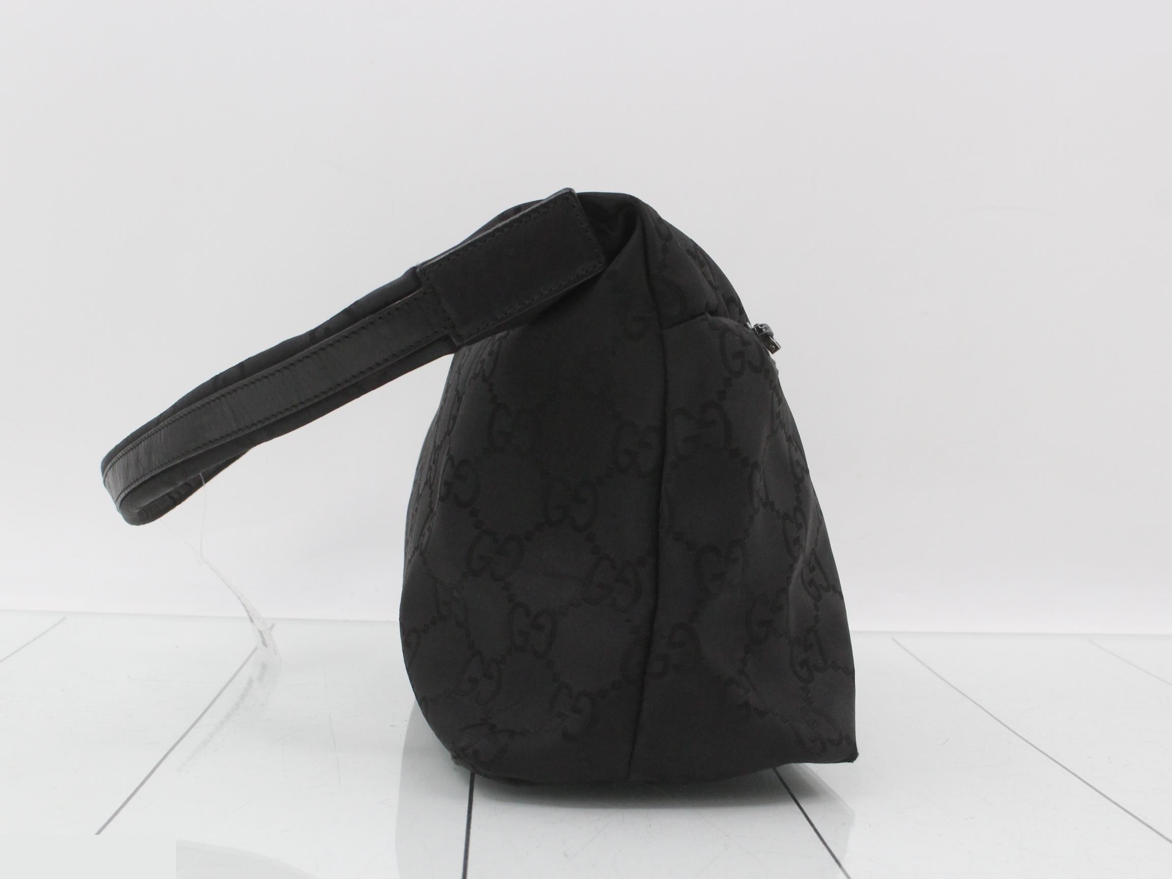 GG Nylon Black One-Shoulder Bag — view 4