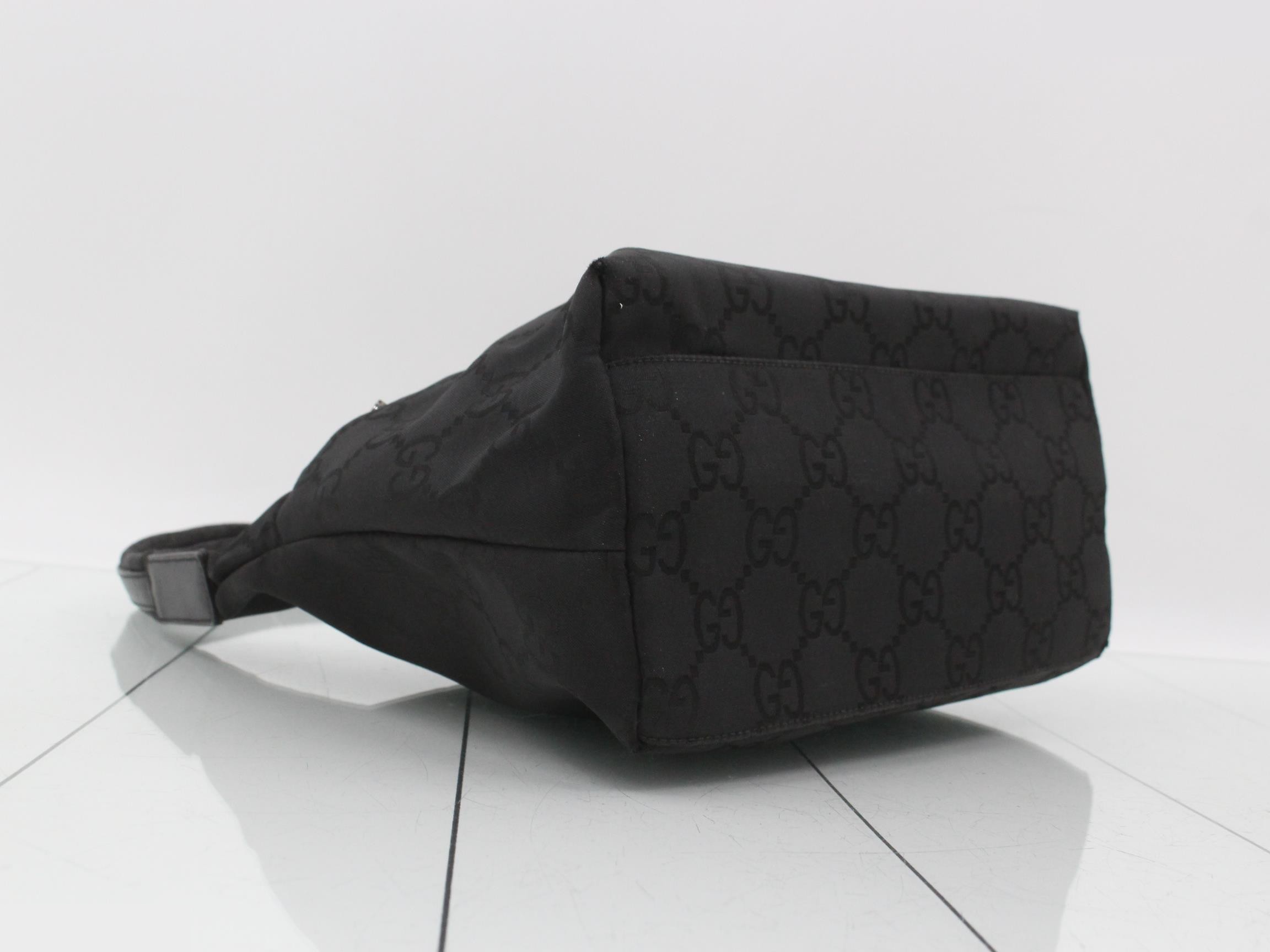 GG Nylon Black One-Shoulder Bag — view 5