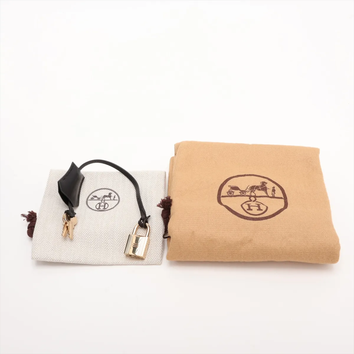 [Individually packaged] Hermes Kelly 28 Sellier Box Calf Black Gold Hardware U: 1991 — view 13