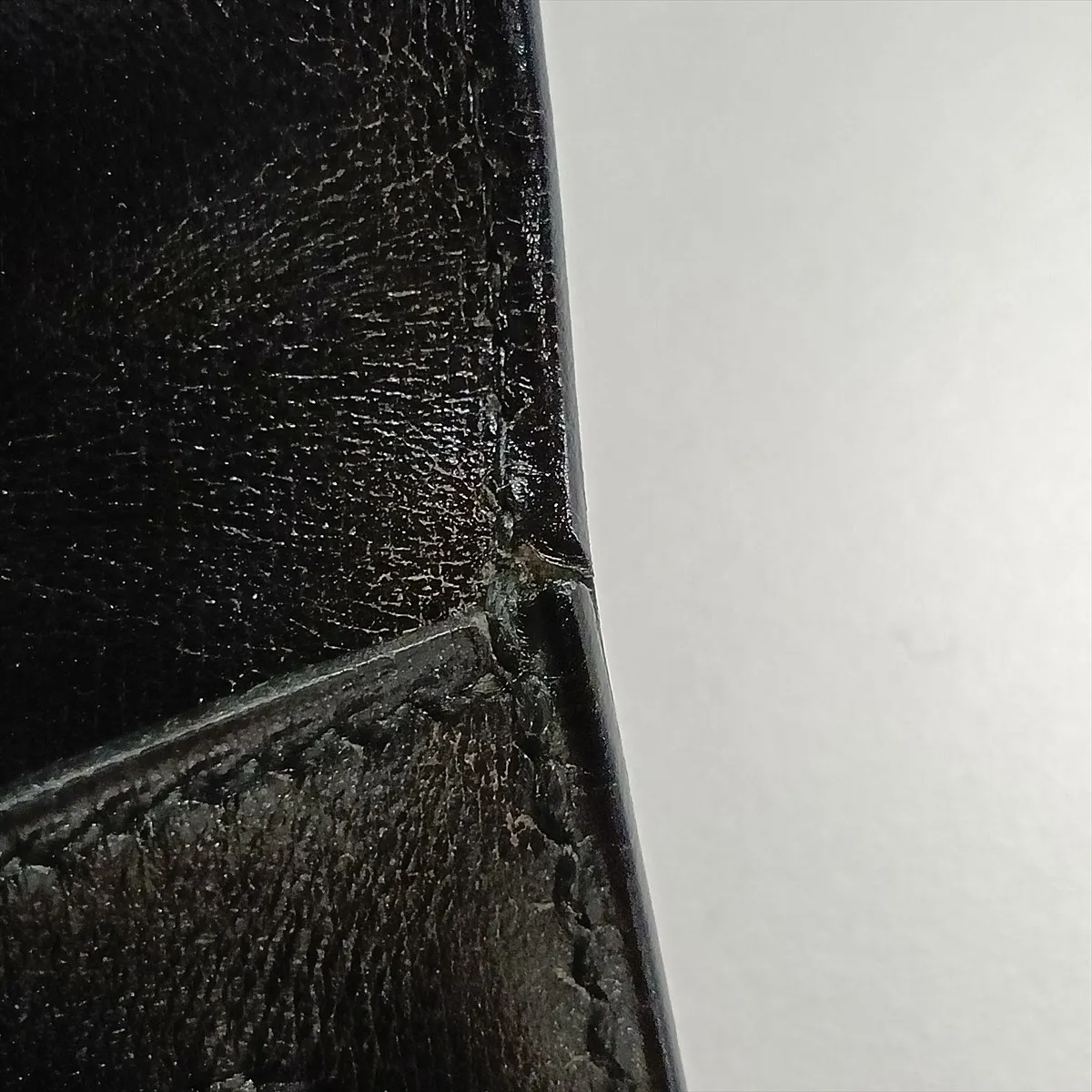 [Individually packaged] Hermes Kelly 28 Sellier Box Calf Black Gold Hardware U: 1991 — view 15