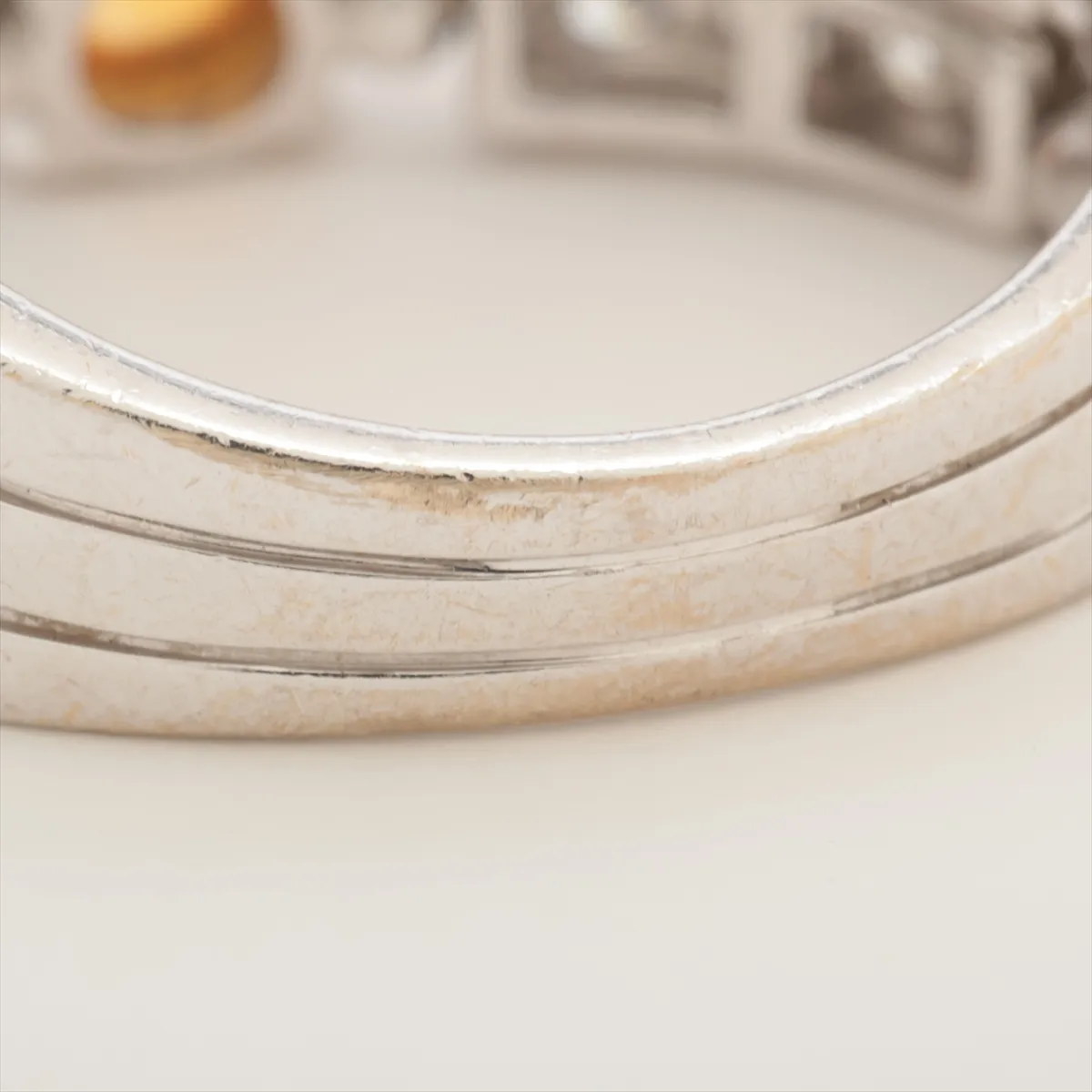 Allegra Multicolor Diamond Ring 750(WG) 13.9g FENXNN Small stone chip — view 6
