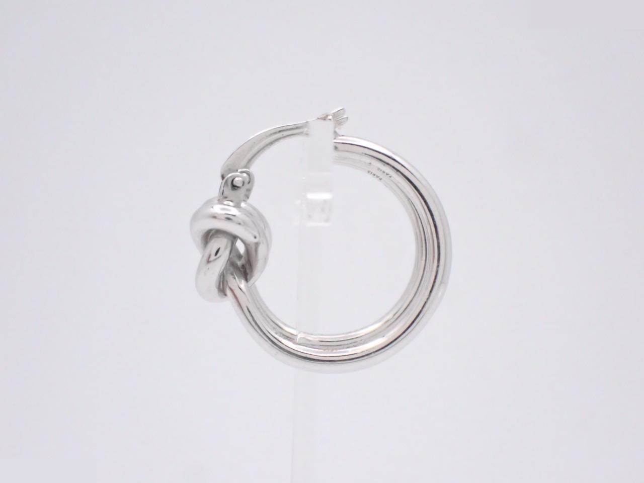 Knot Small Hoop Earrings — view 3