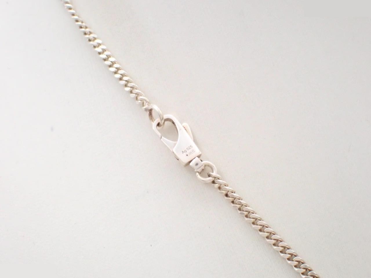 Necklace, 925 sterling silver, 22.6g, chain approximately 55cm — view 2