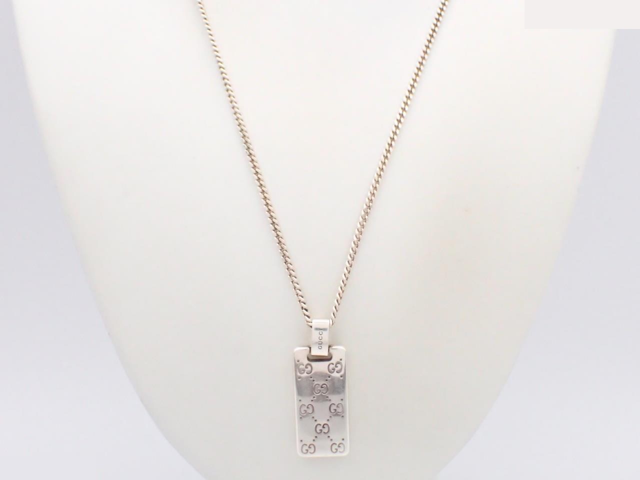 Necklace, 925 sterling silver, 22.6g, chain approximately 55cm — view 3