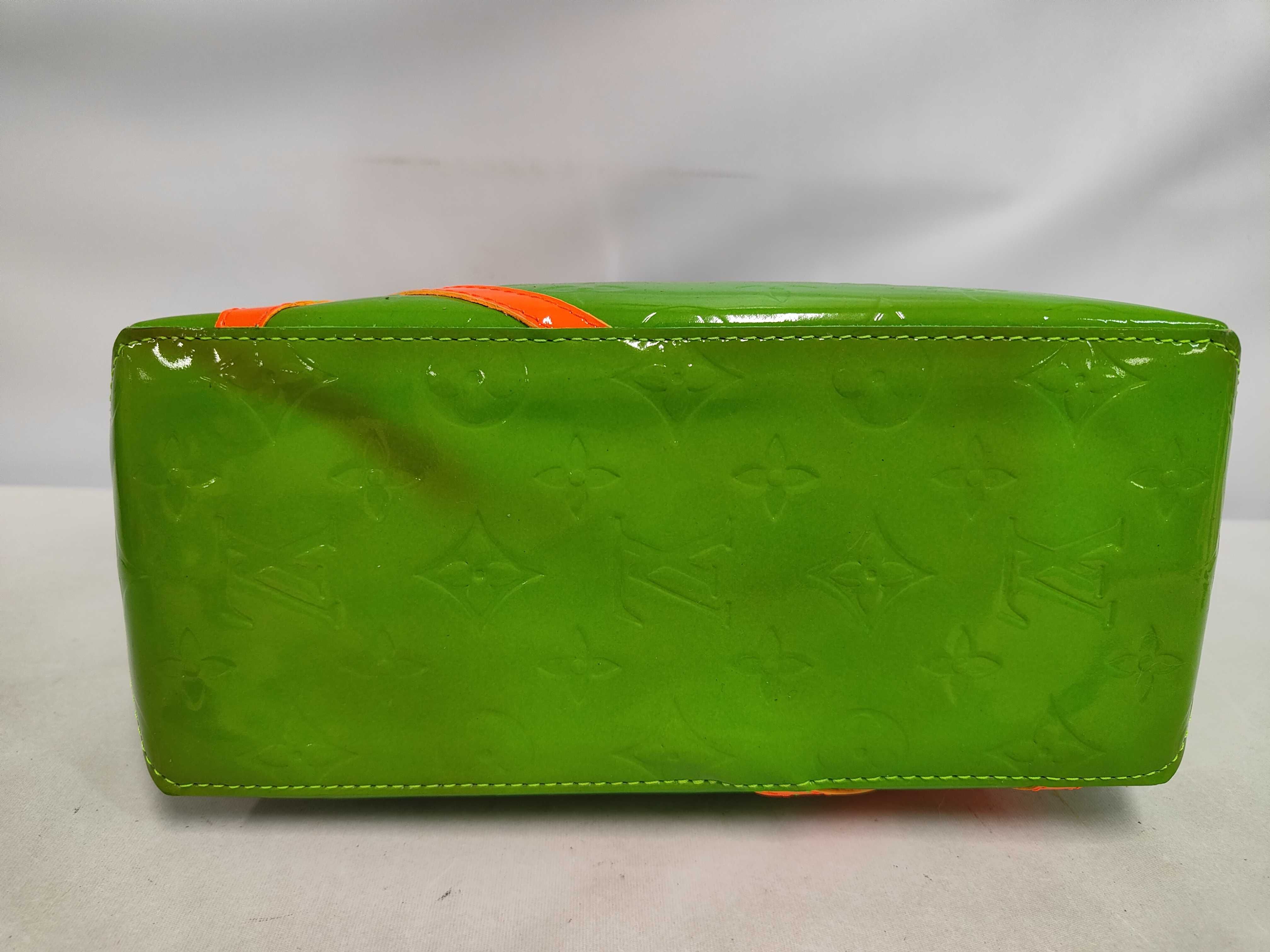 Monogram Vernis Fluorescent Lead PM Robert Wilson 2002 Christmas Handbag — view 4