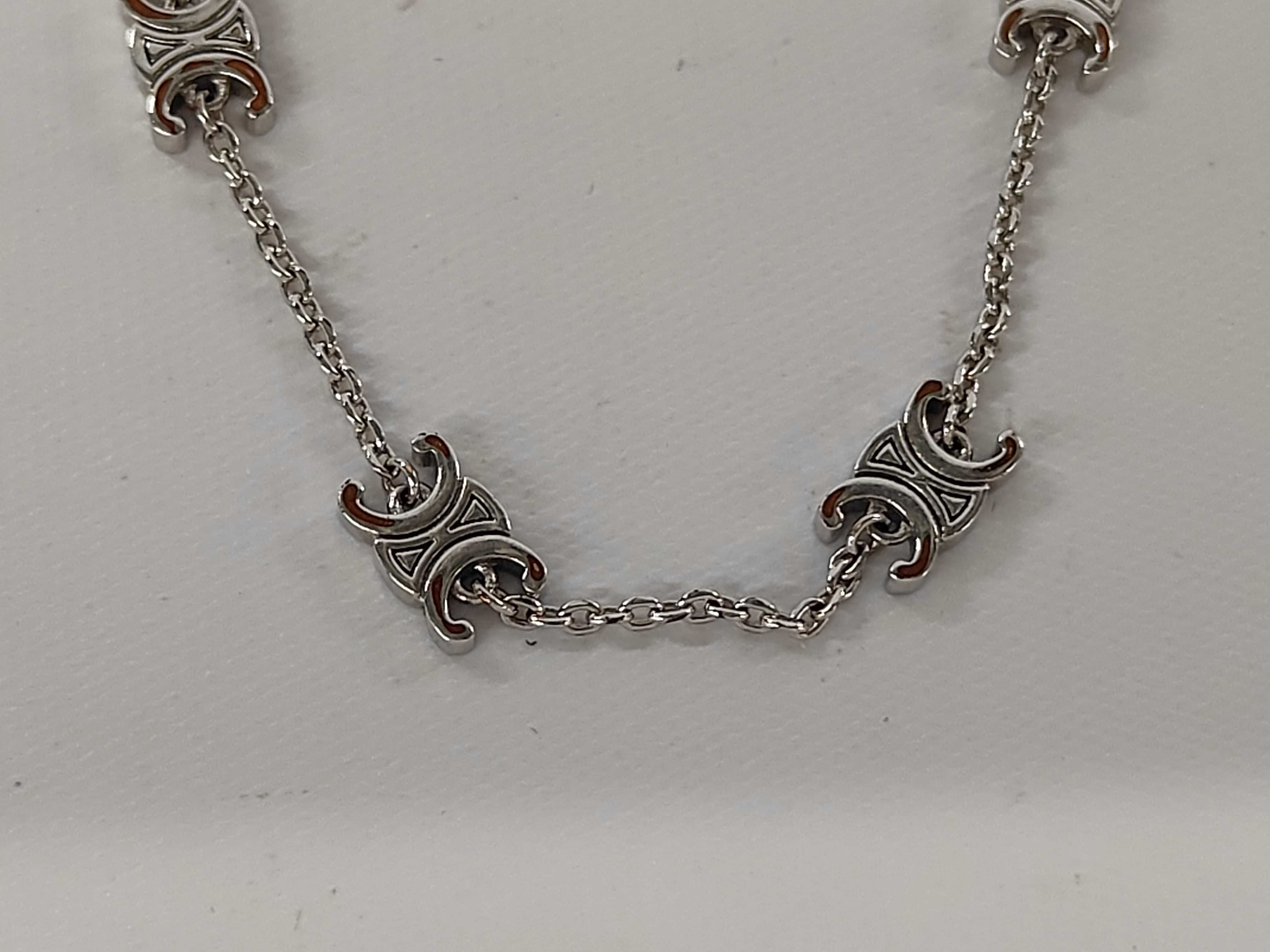 Triomphe Bracelet/Bangle with Silver Hardware — view 2