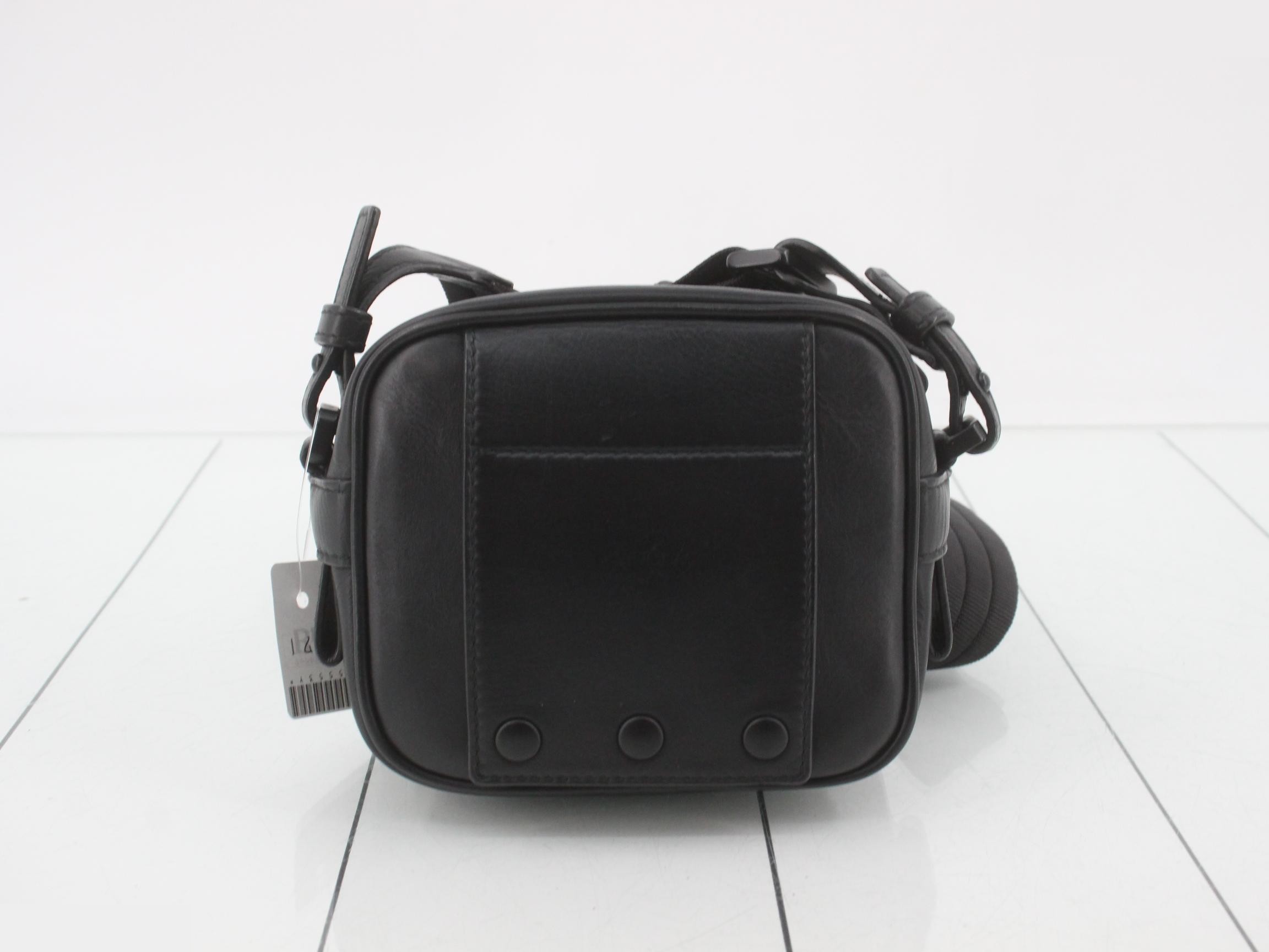 2-way bag, black, leather — view 2