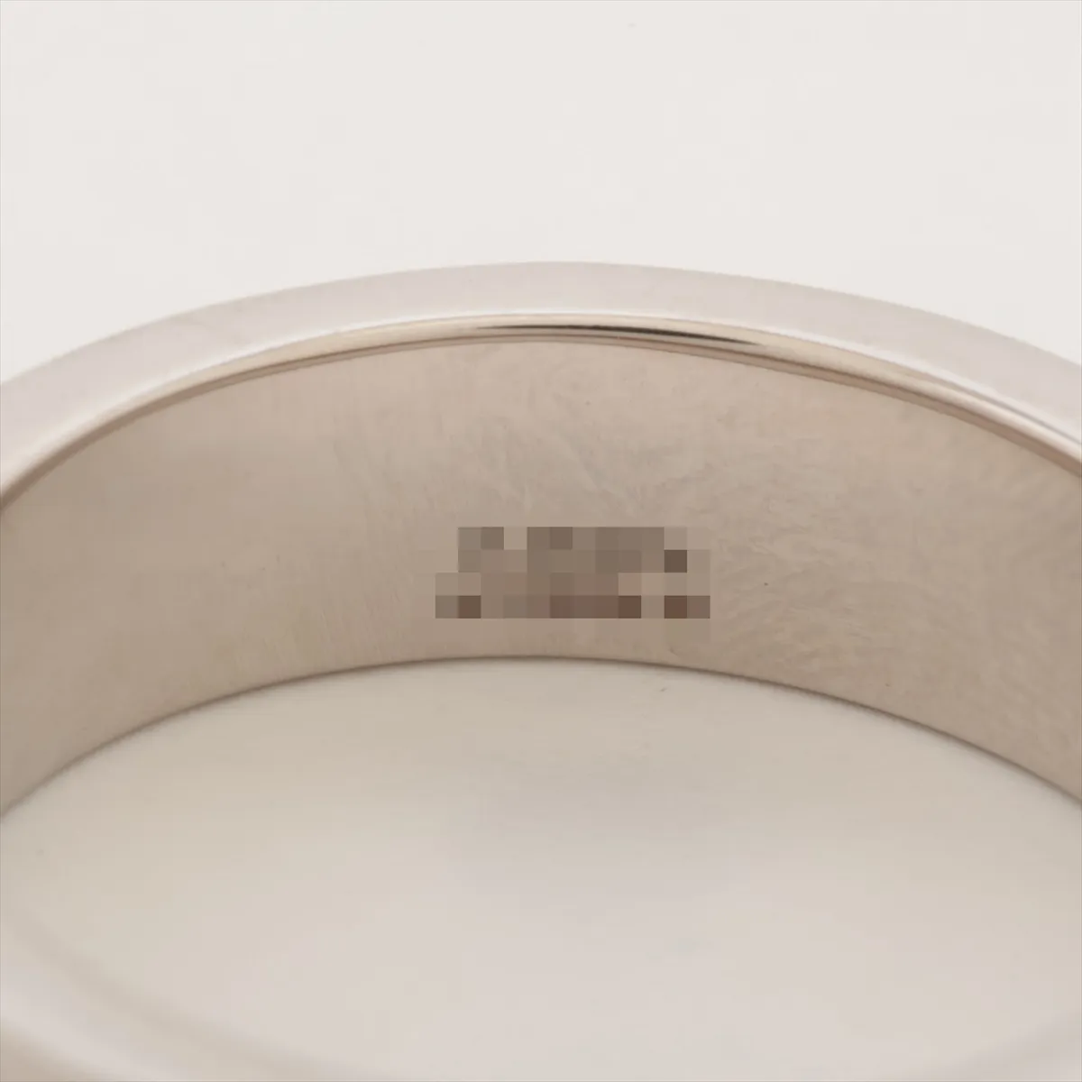M1299M Ring LV Mosaic Thin AK3274 Ring M Metal Silver x Blue — view 3