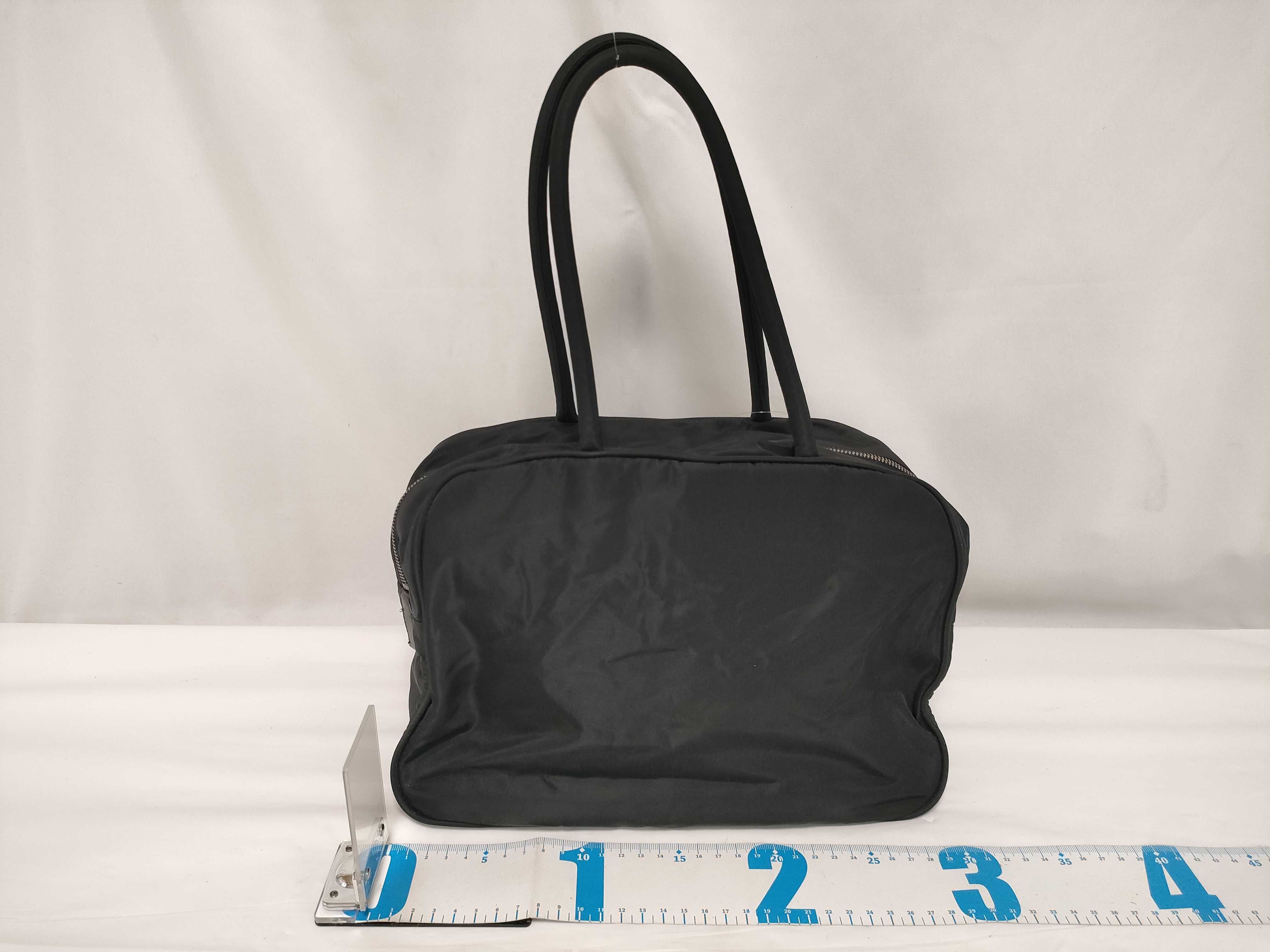 Nylon Triangle Logo 2-Pocket Handbag — view 2