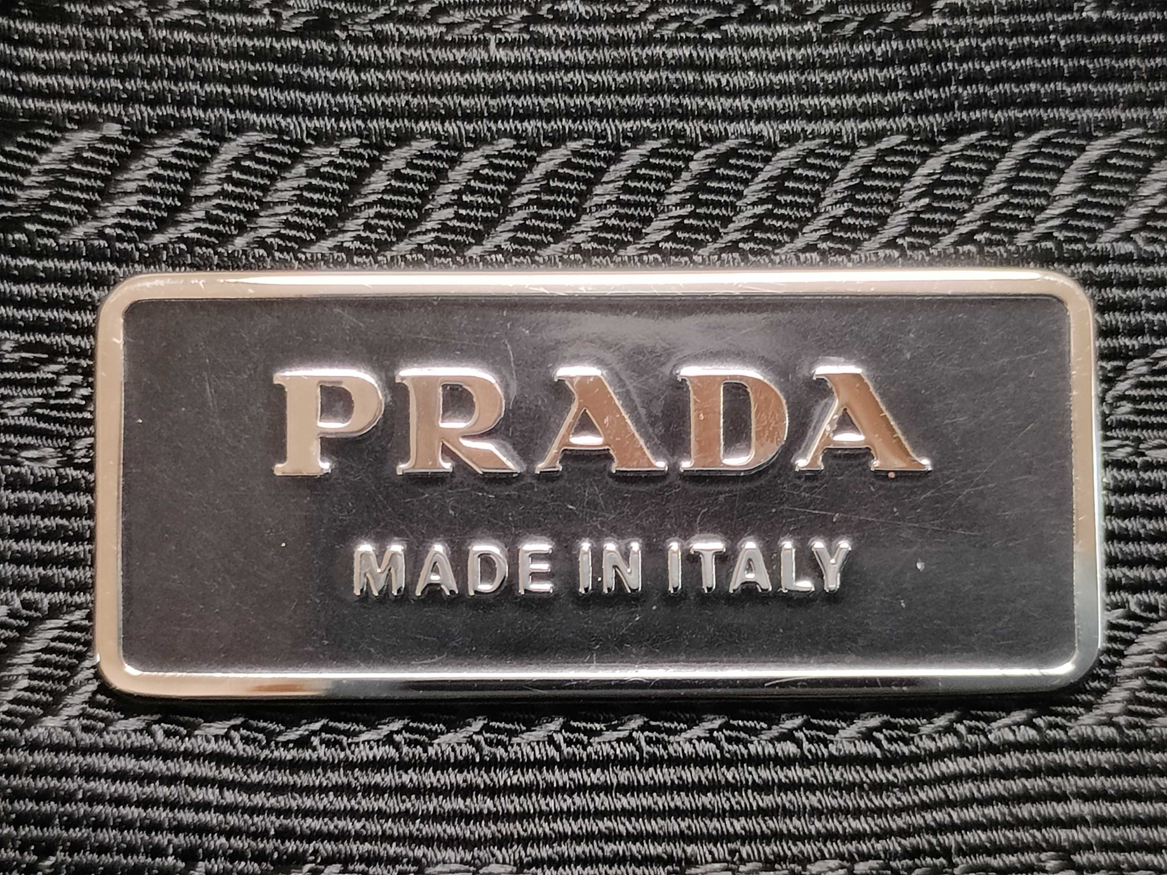 Nylon Triangle Logo 2-Pocket Handbag — view 12