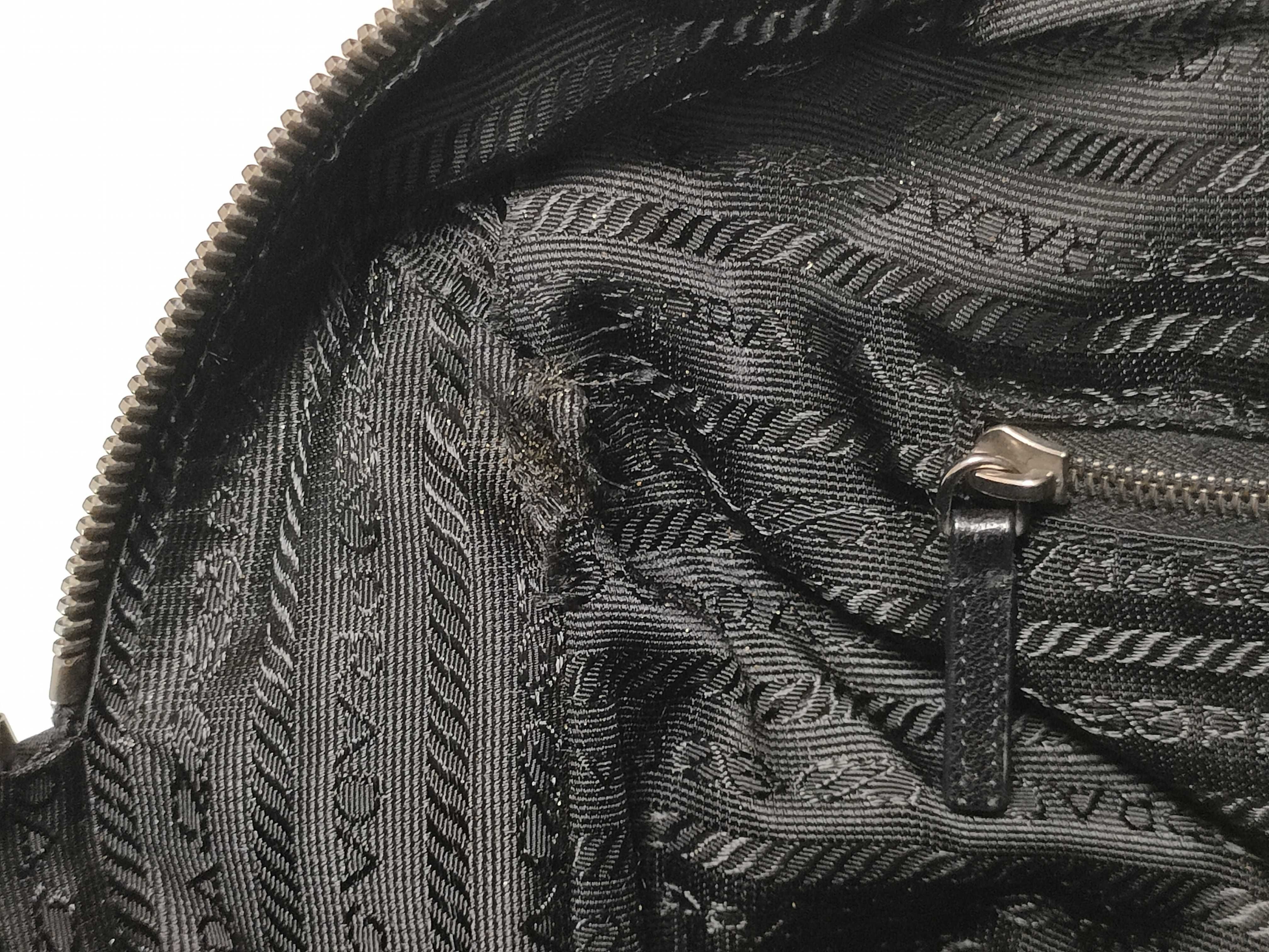 Nylon Triangle Logo 2-Pocket Handbag — view 13