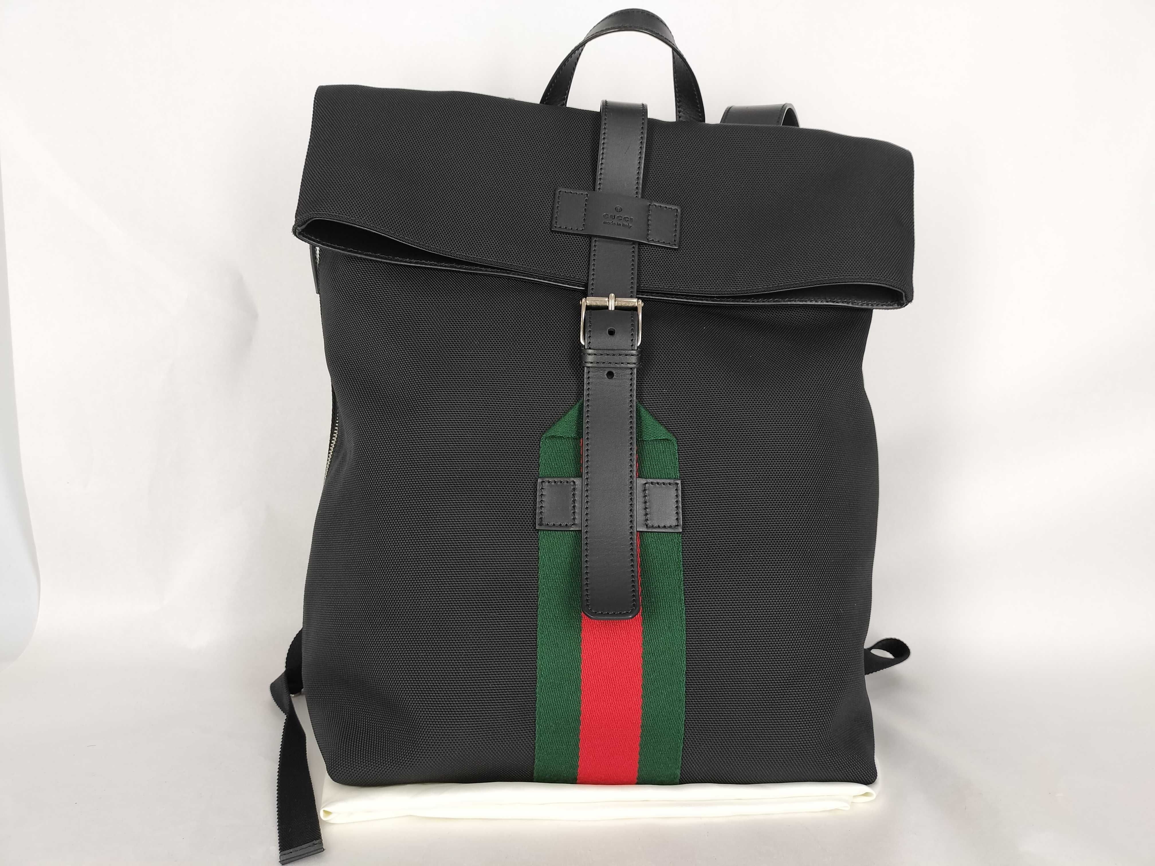 Sherry Line Nylon Backpack/Rucksack, Black, 619749