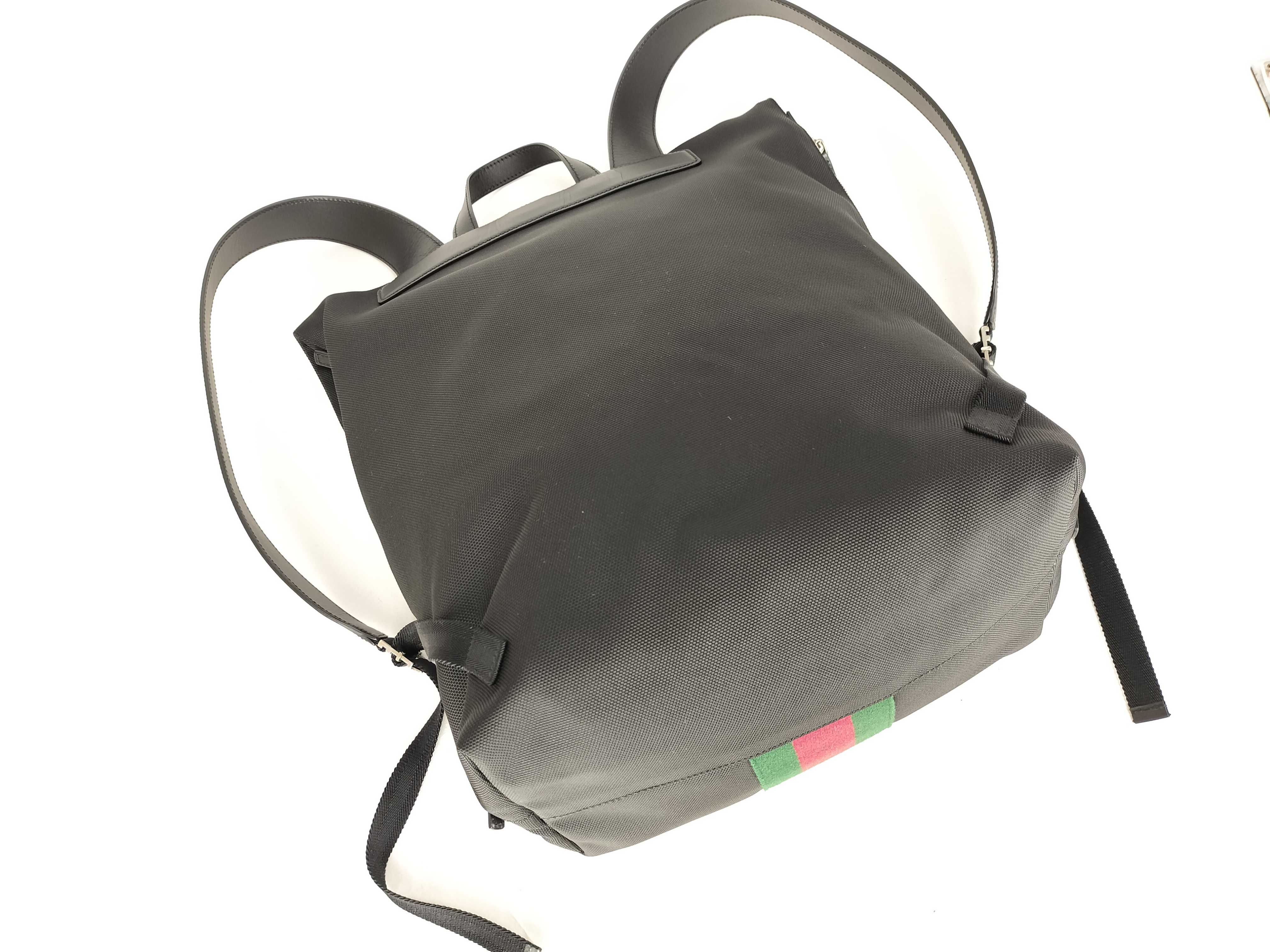 Sherry Line Nylon Backpack/Rucksack, Black, 619749 — view 3