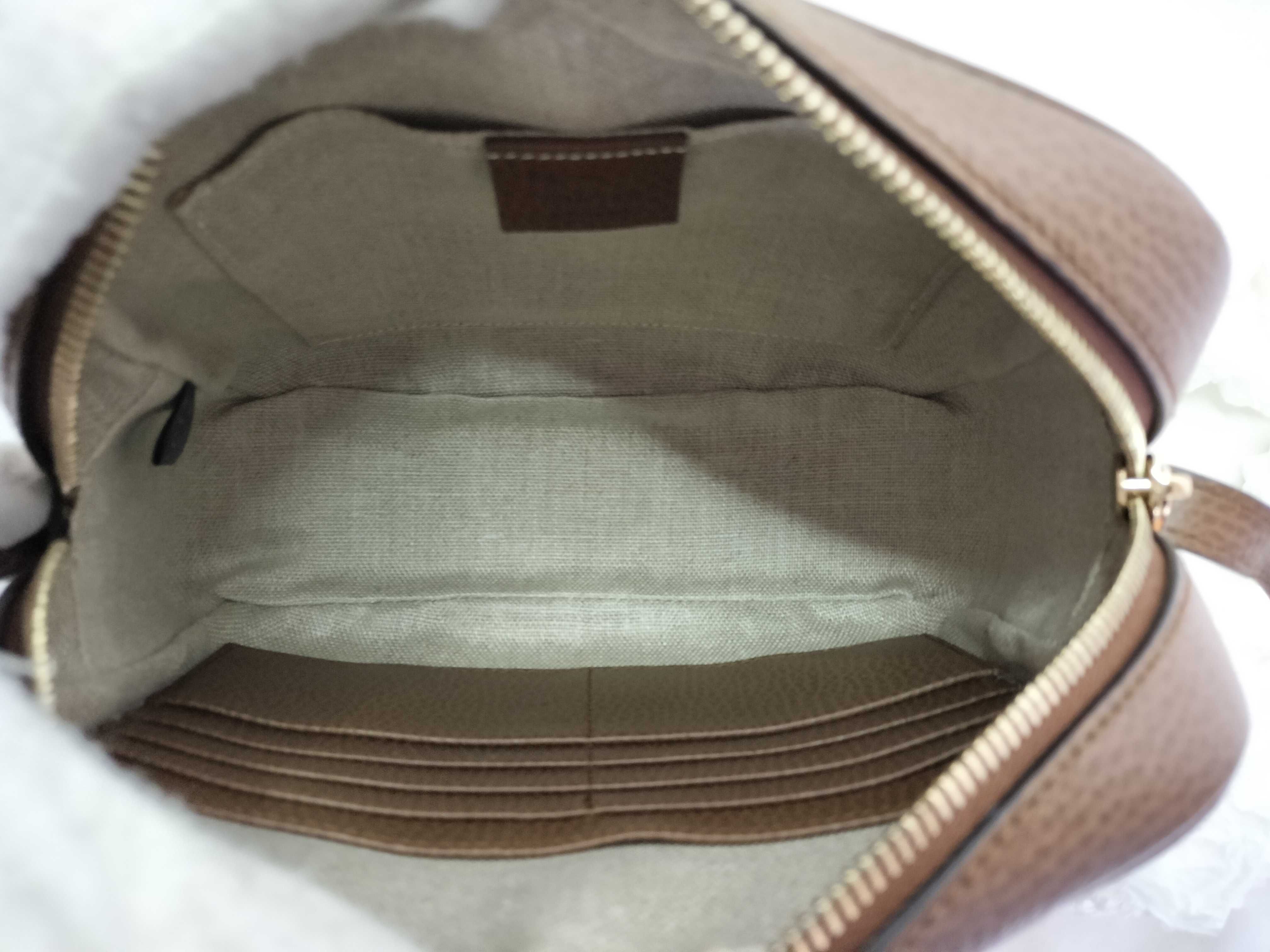 GG Canvas Shoulder Bag, Brown, 449413 (Outlet) — view 12