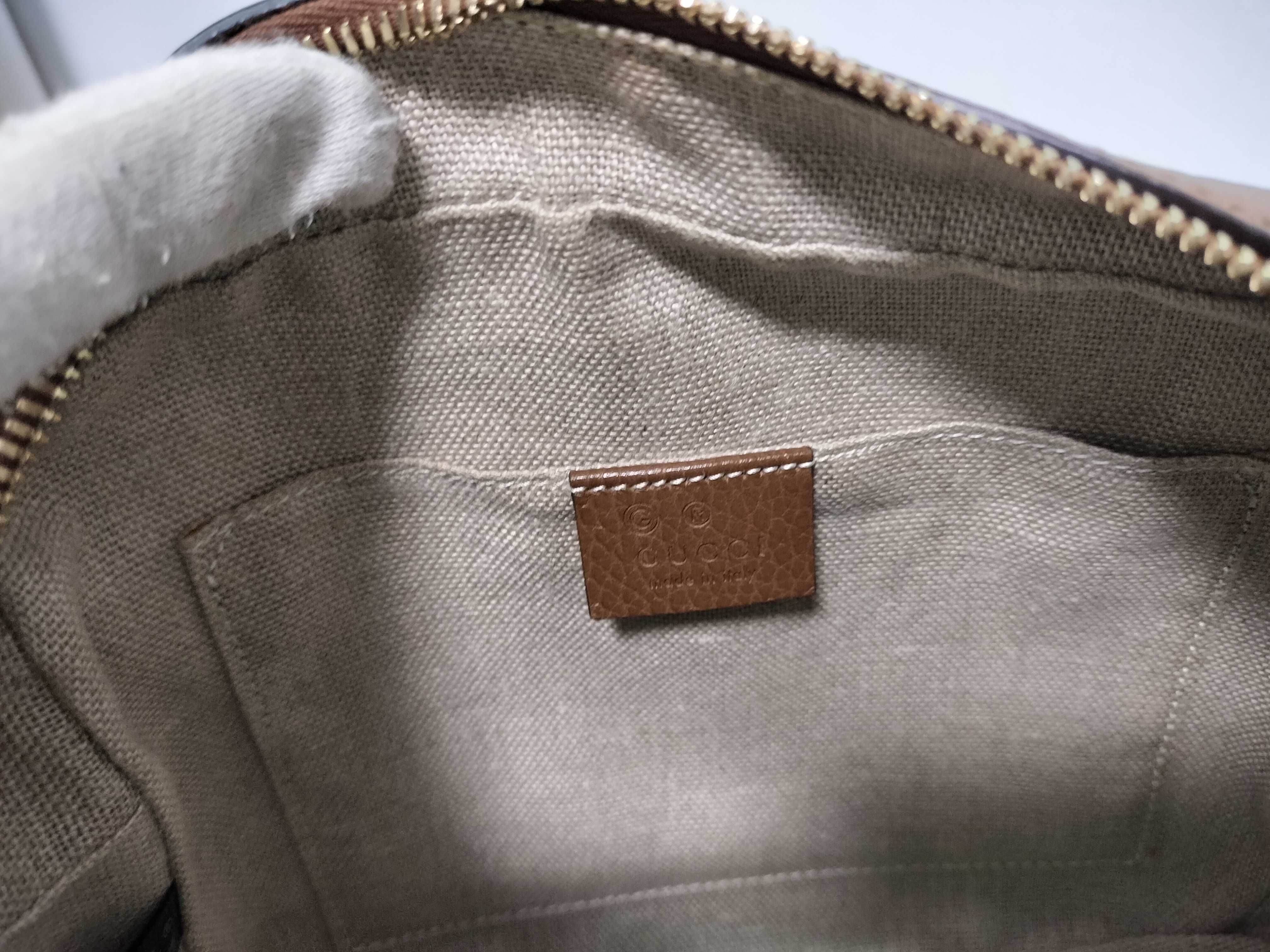 GG Canvas Shoulder Bag, Brown, 449413 (Outlet) — view 14