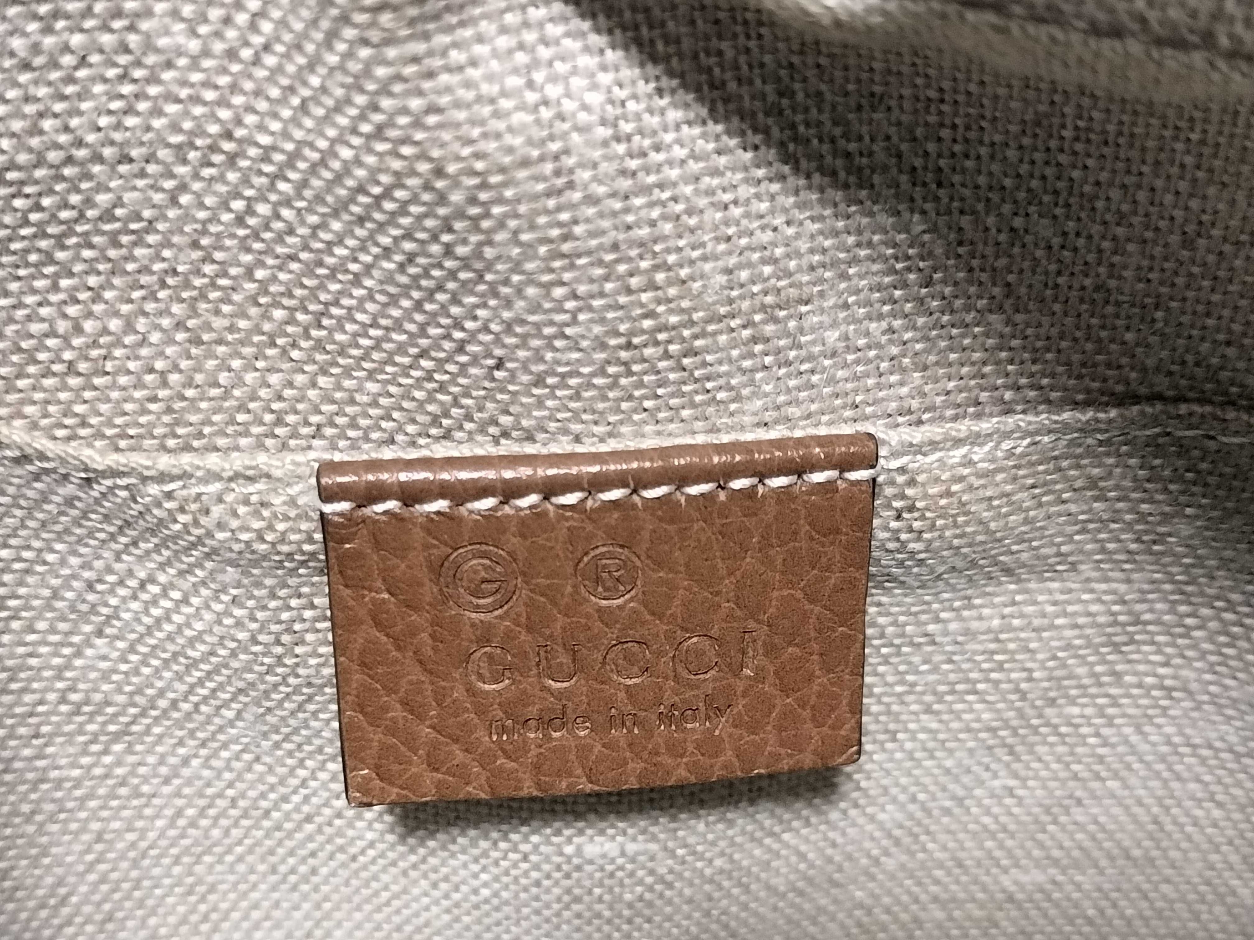 GG Canvas Shoulder Bag, Brown, 449413 (Outlet) — view 15