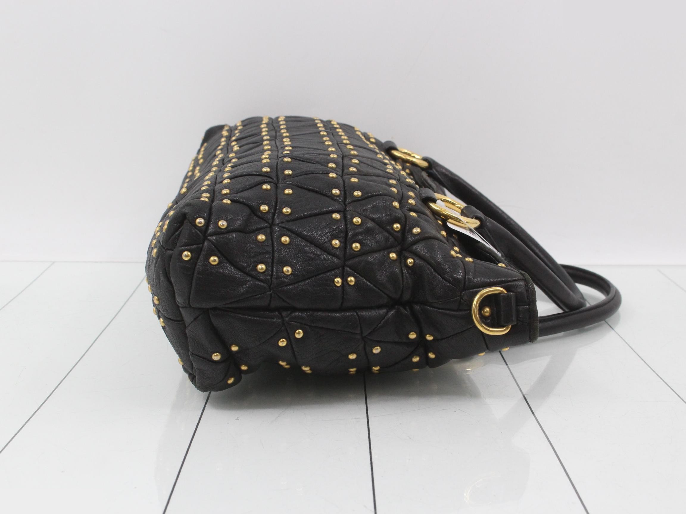 Other lines: Bags & Handbags, Studded Leather, Black — view 3