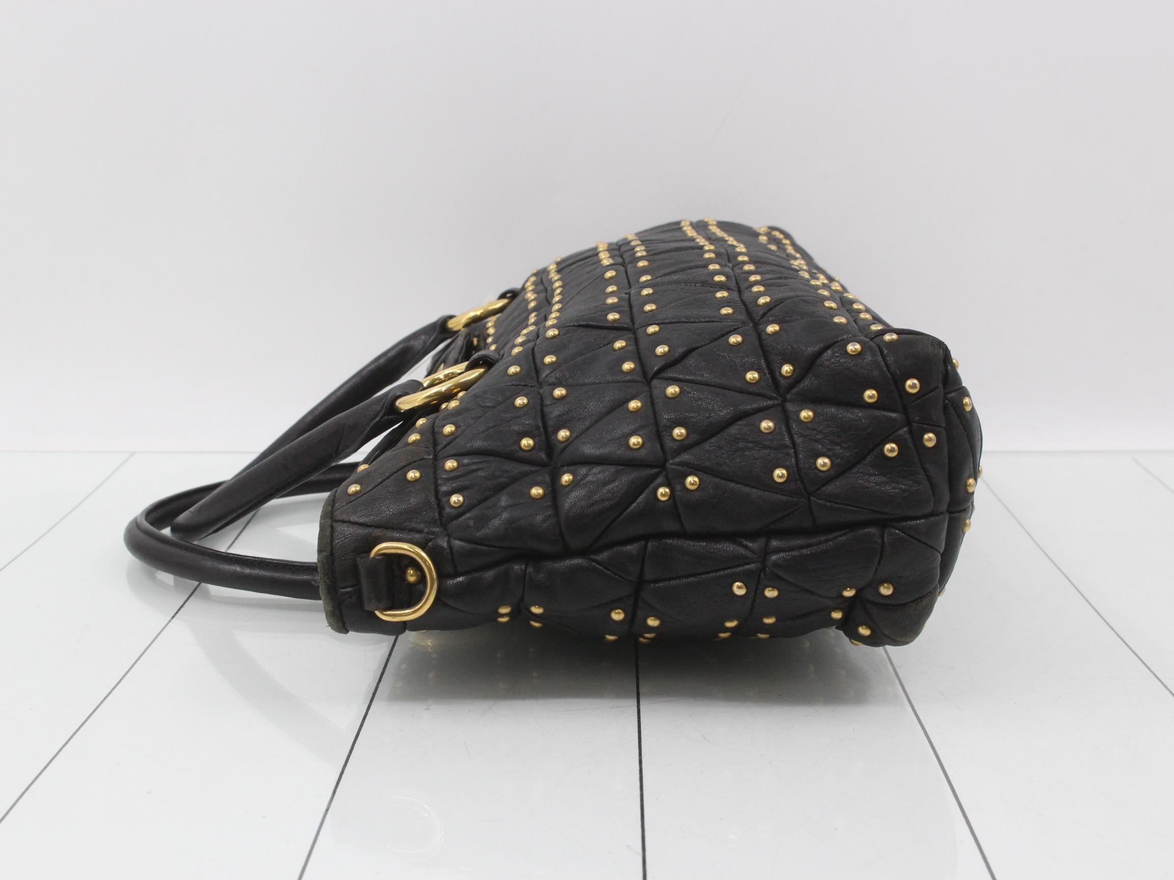 Other lines: Bags & Handbags, Studded Leather, Black — view 4