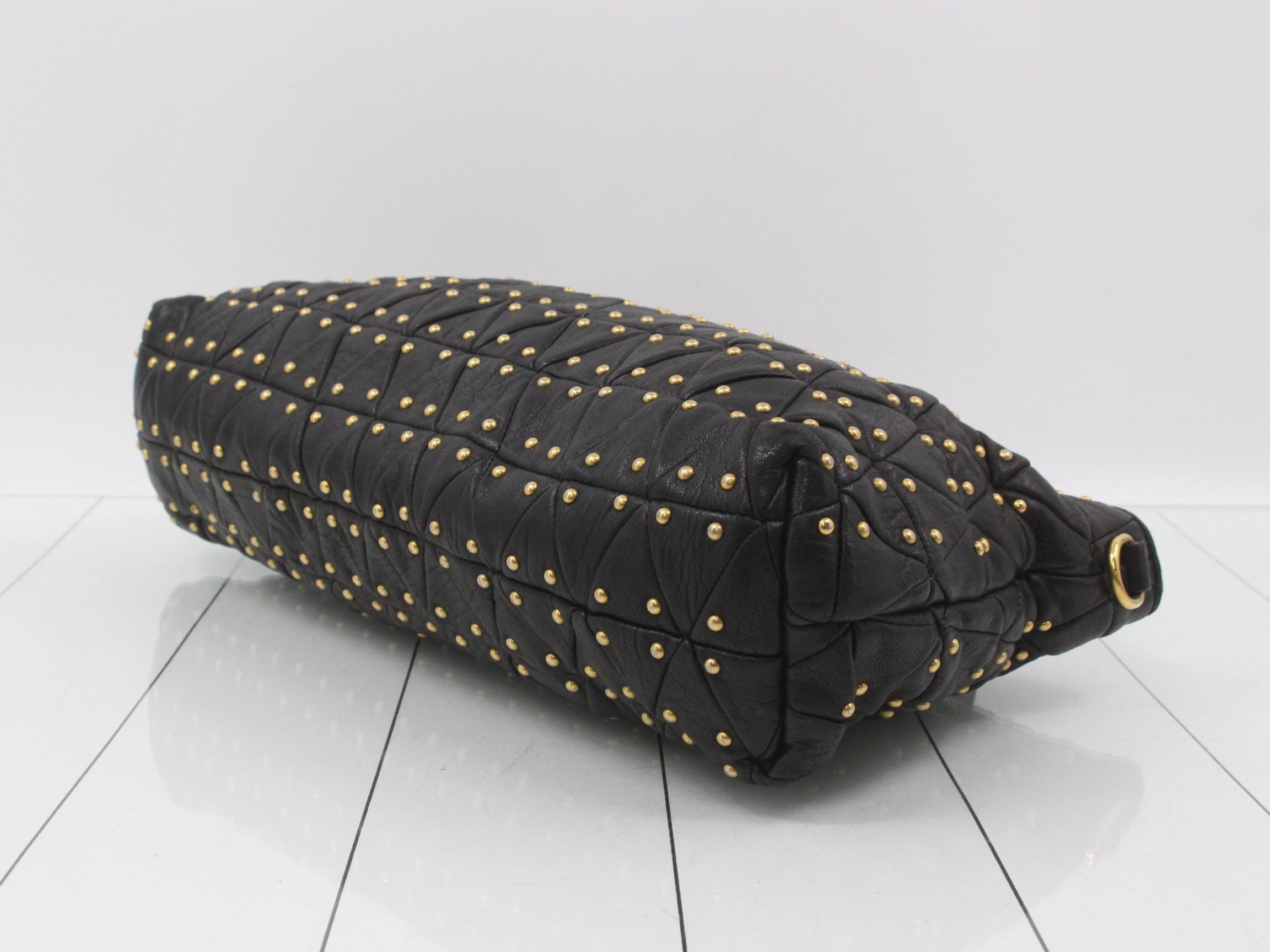 Other lines: Bags & Handbags, Studded Leather, Black — view 6