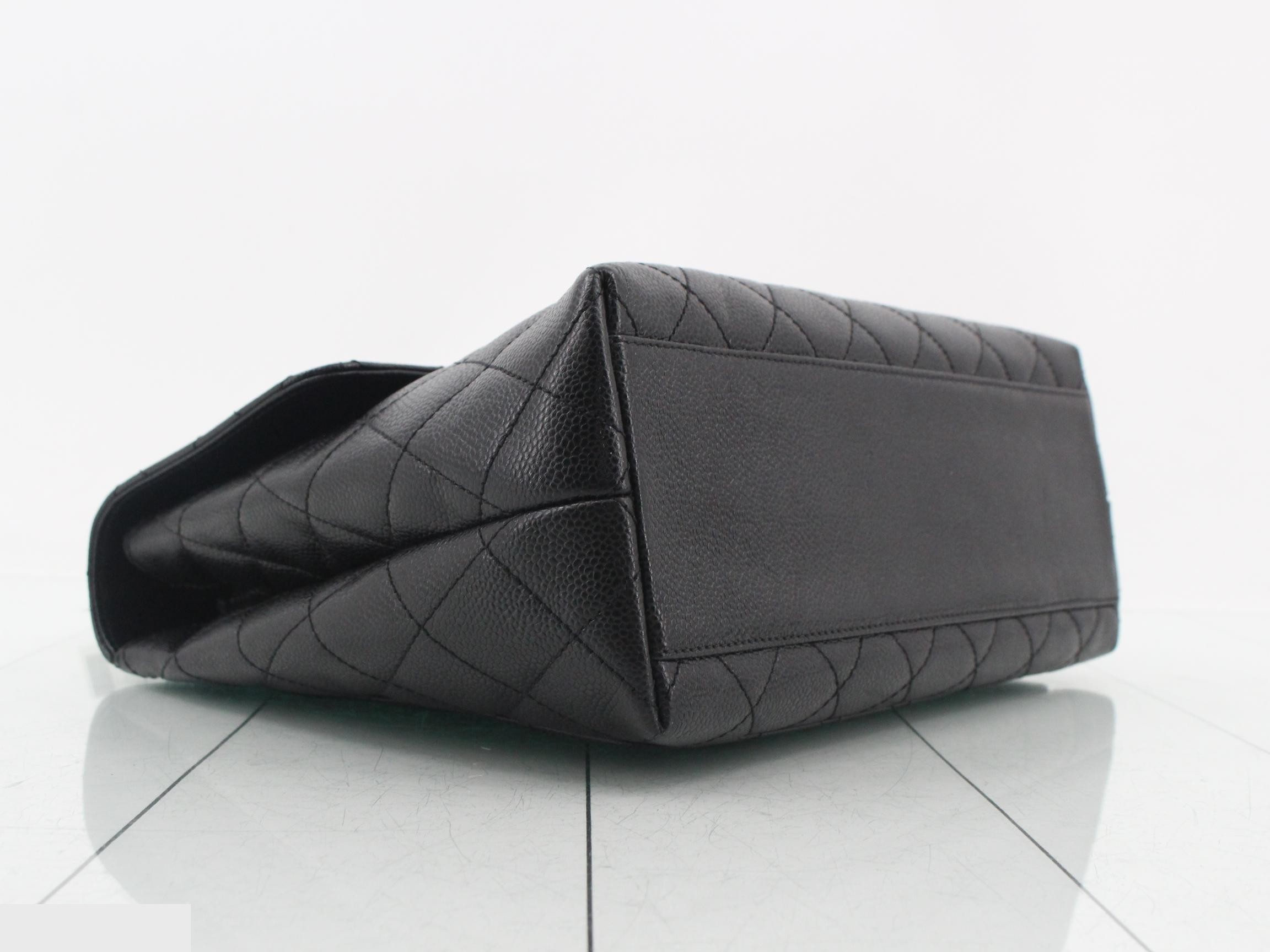 Caviar Skin Kelly Top Handle Handbag — view 5