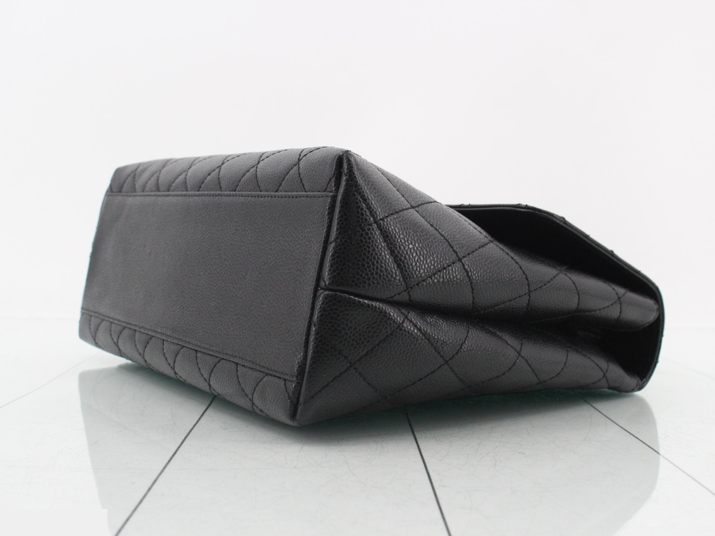 Caviar Skin Kelly Top Handle Handbag — view 6