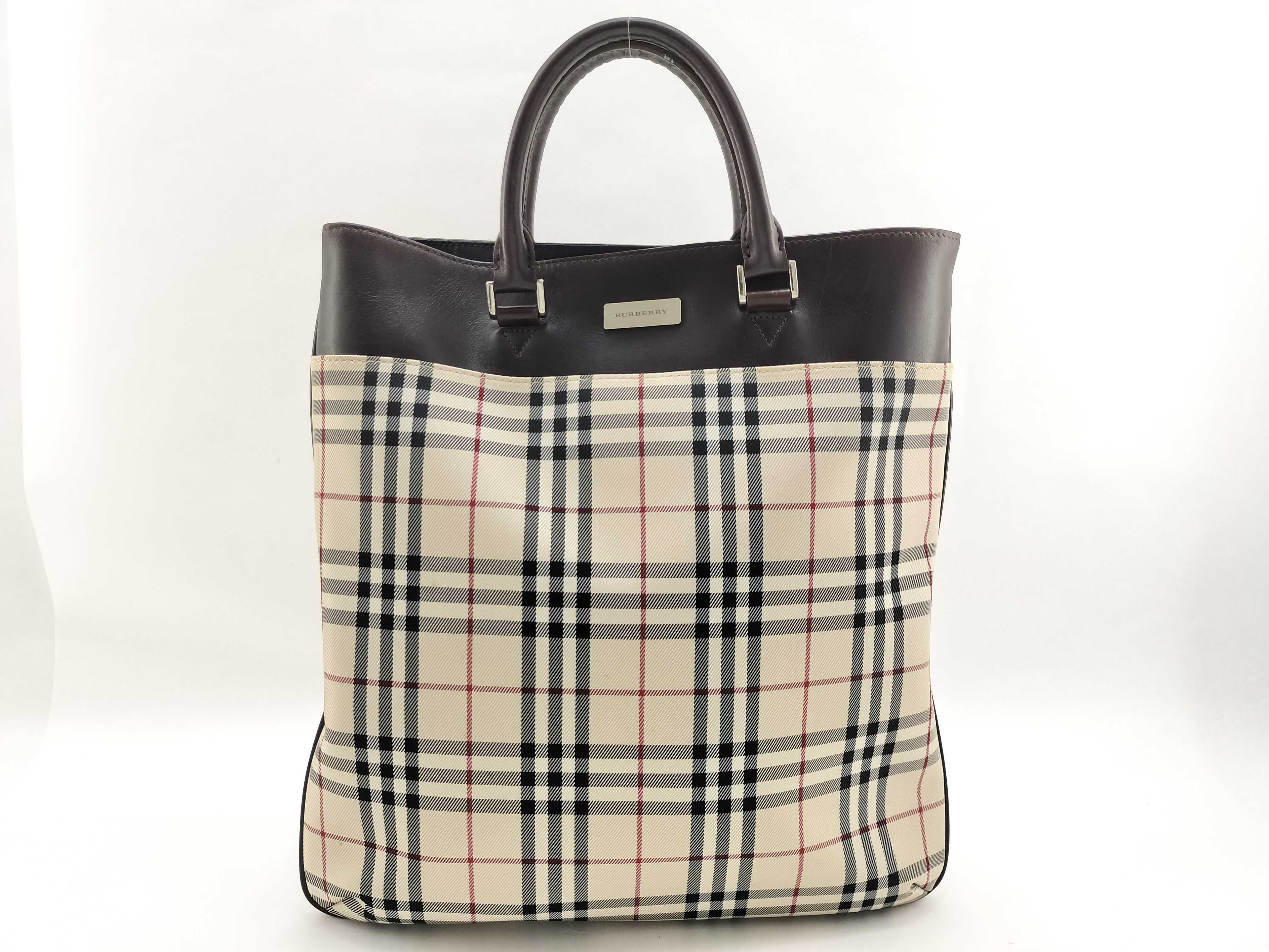 Nova Check Handbag Tote Bag