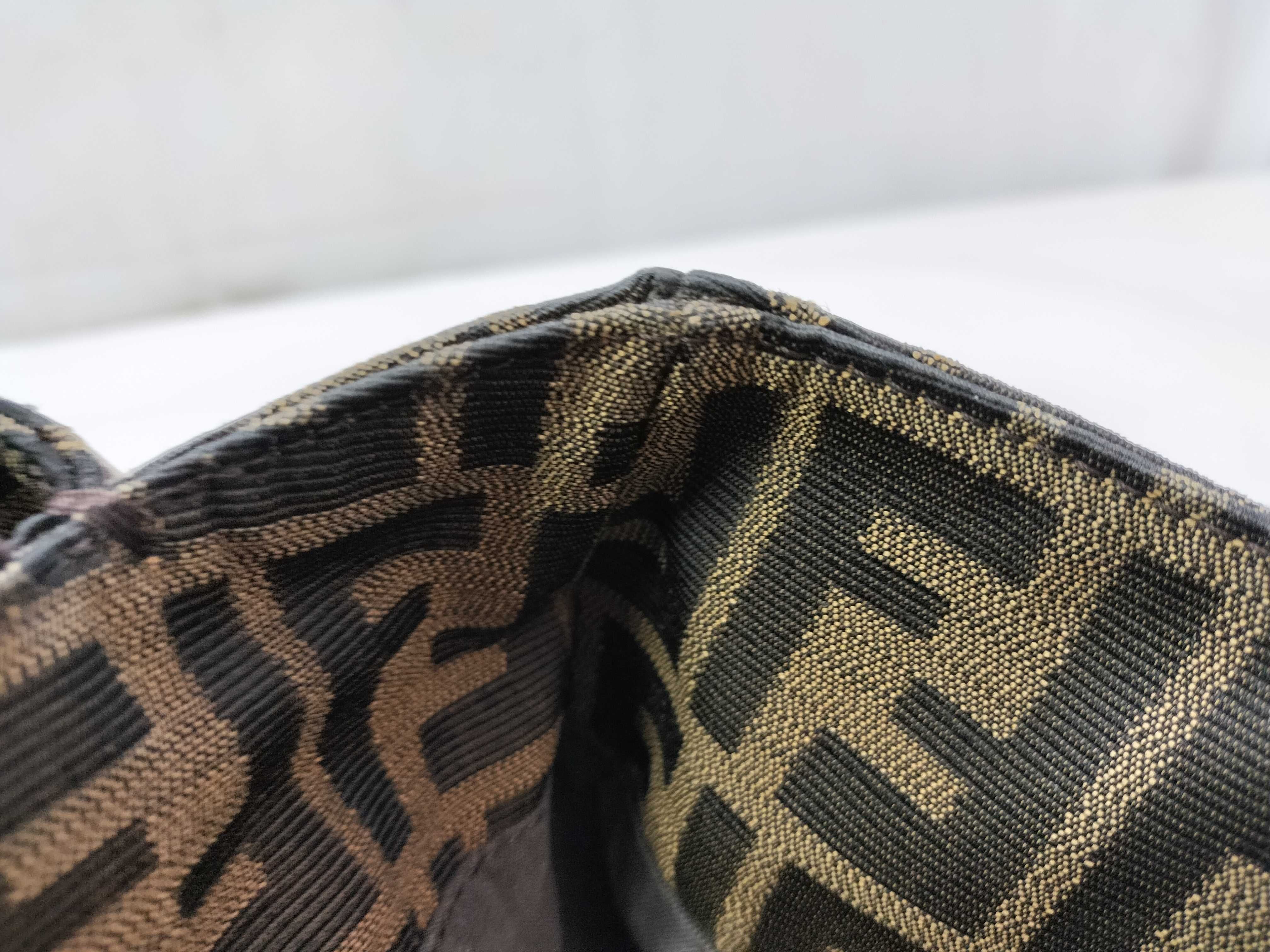 Zucca pattern Fendi Mia tote bag Canvas x Leather tote bag — view 12