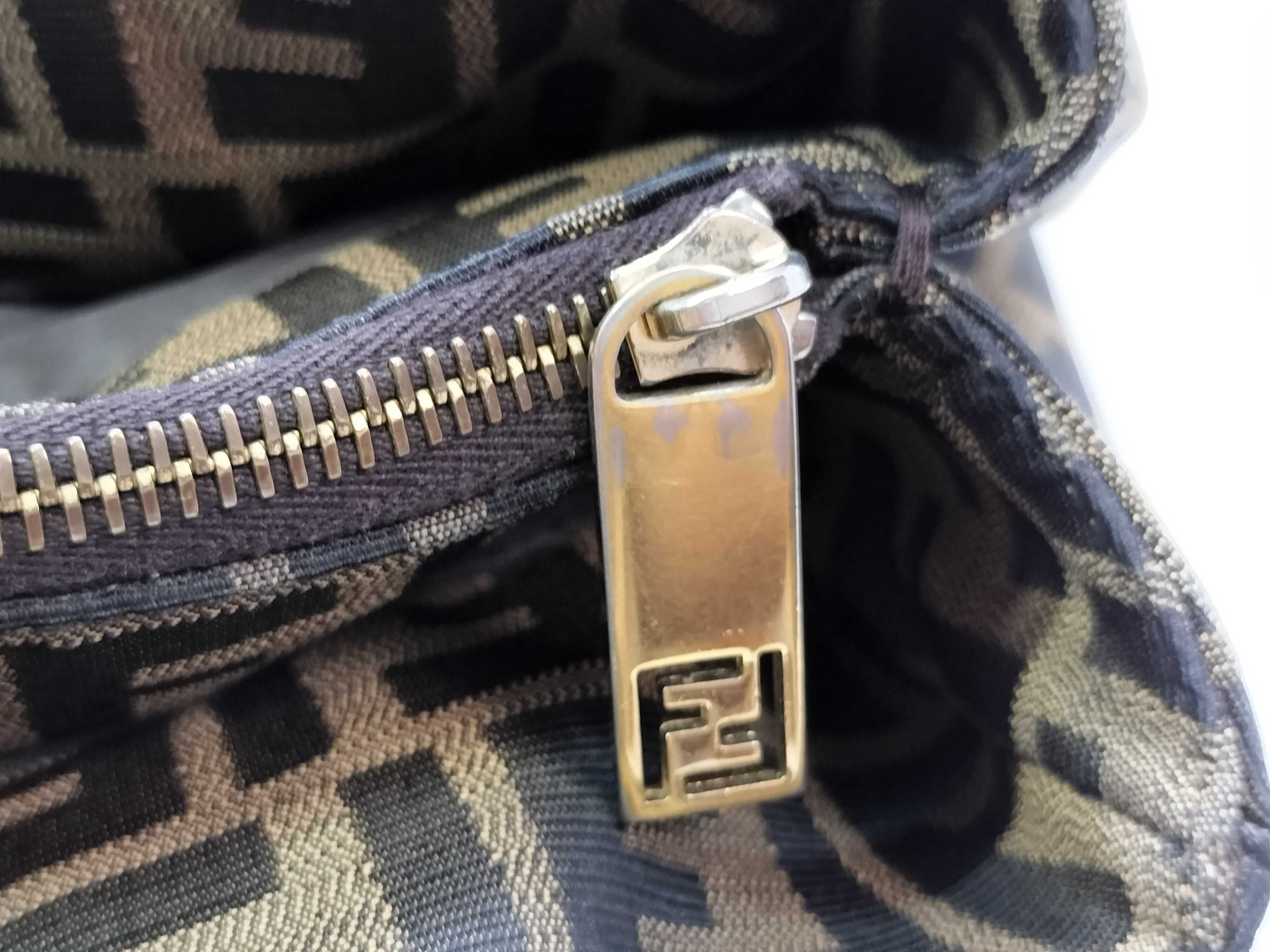 Zucca pattern Fendi Mia tote bag Canvas x Leather tote bag — view 10