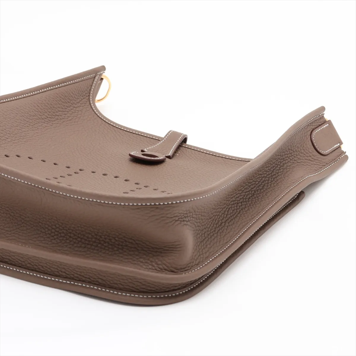 [Individually packaged] Hermes Evelyne 3 29 PM Taurillon Clemence Etoupe Gold Hardware G: 2026 — view 3