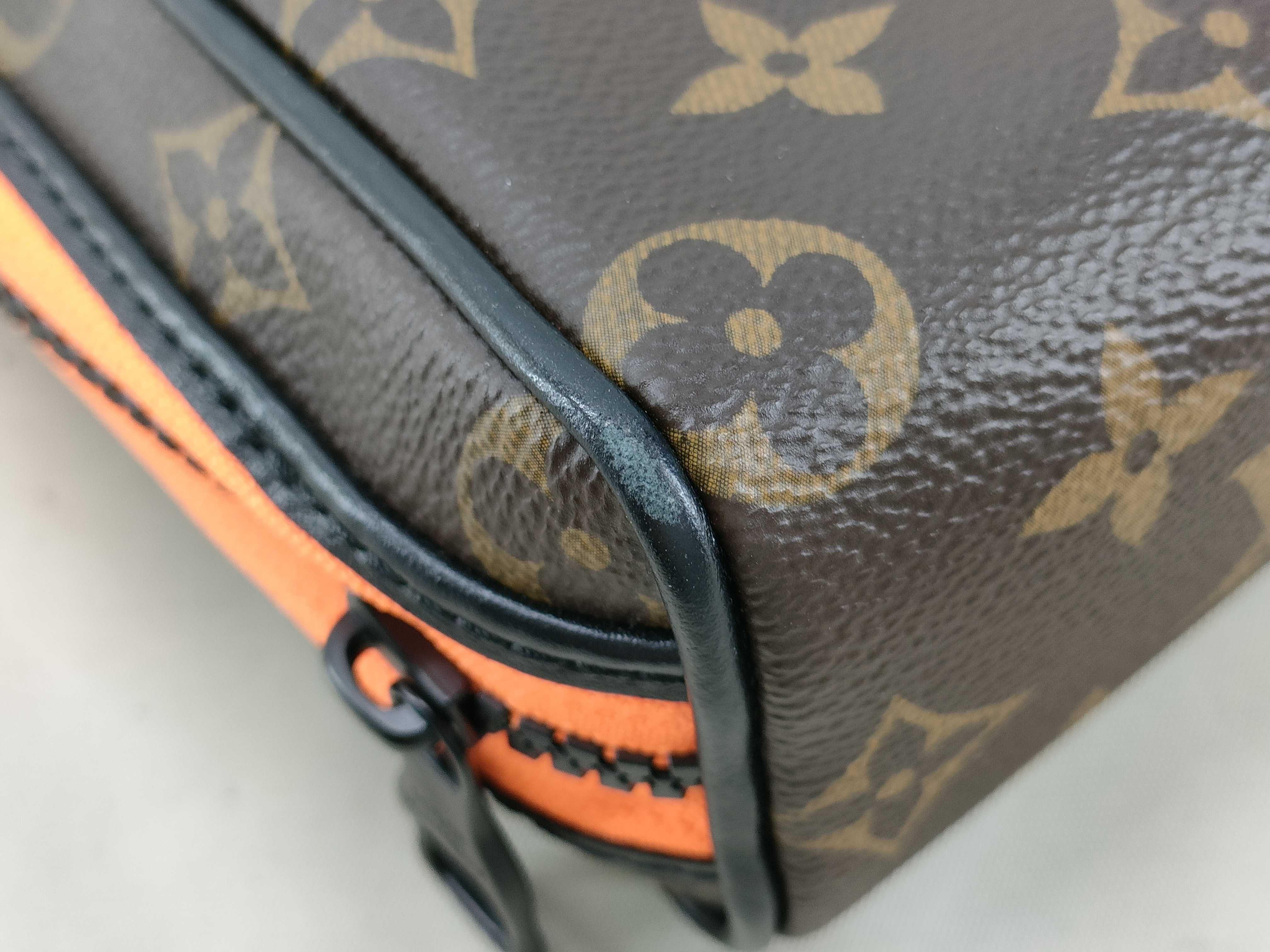Monogram Louis Vuitton LV Monogram Friends Keepall Pouch M80130 Handbag with Strap — view 15