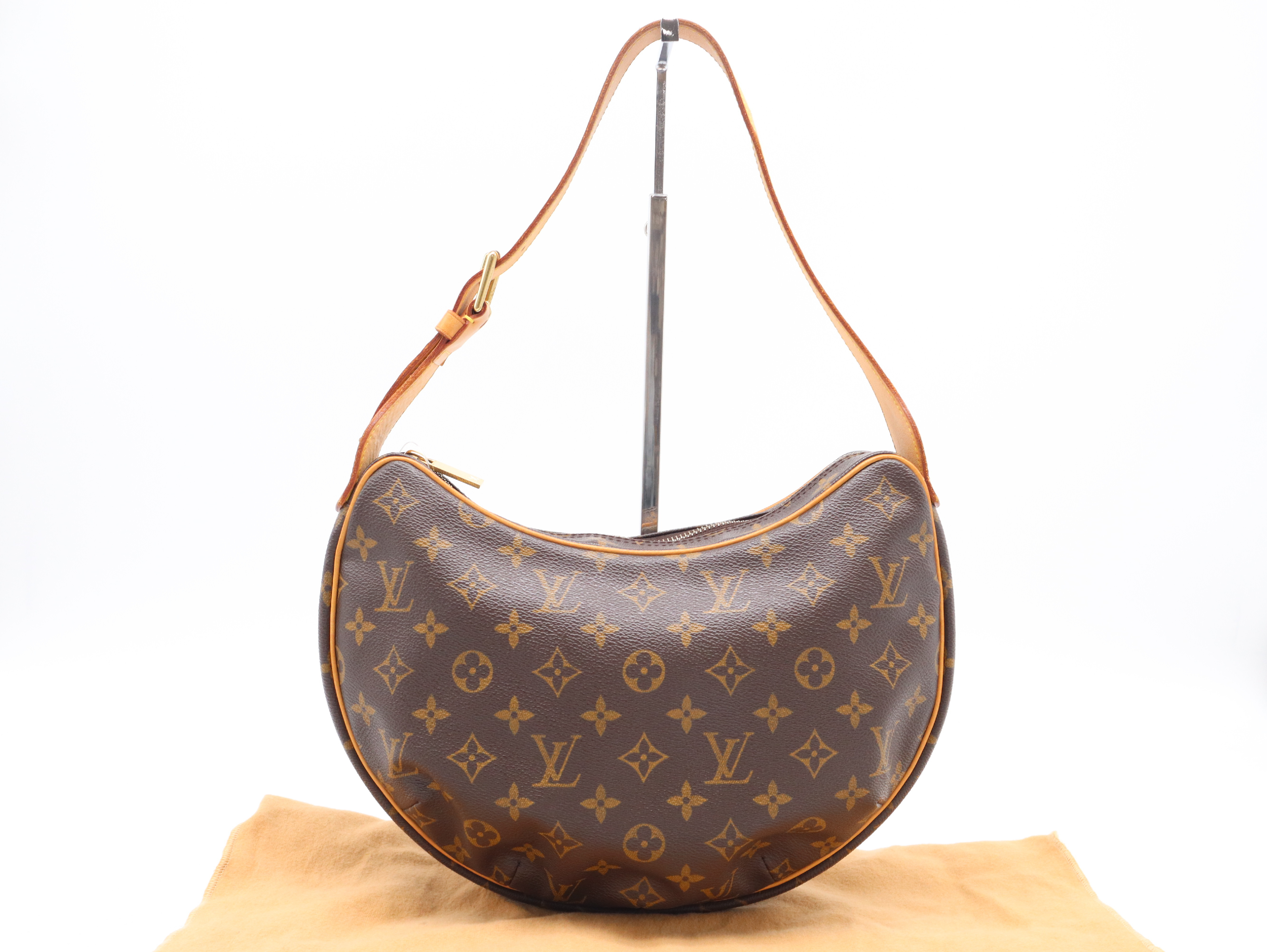 M51512 Monogram Croissant MM Shoulder Bag with Dust Bag