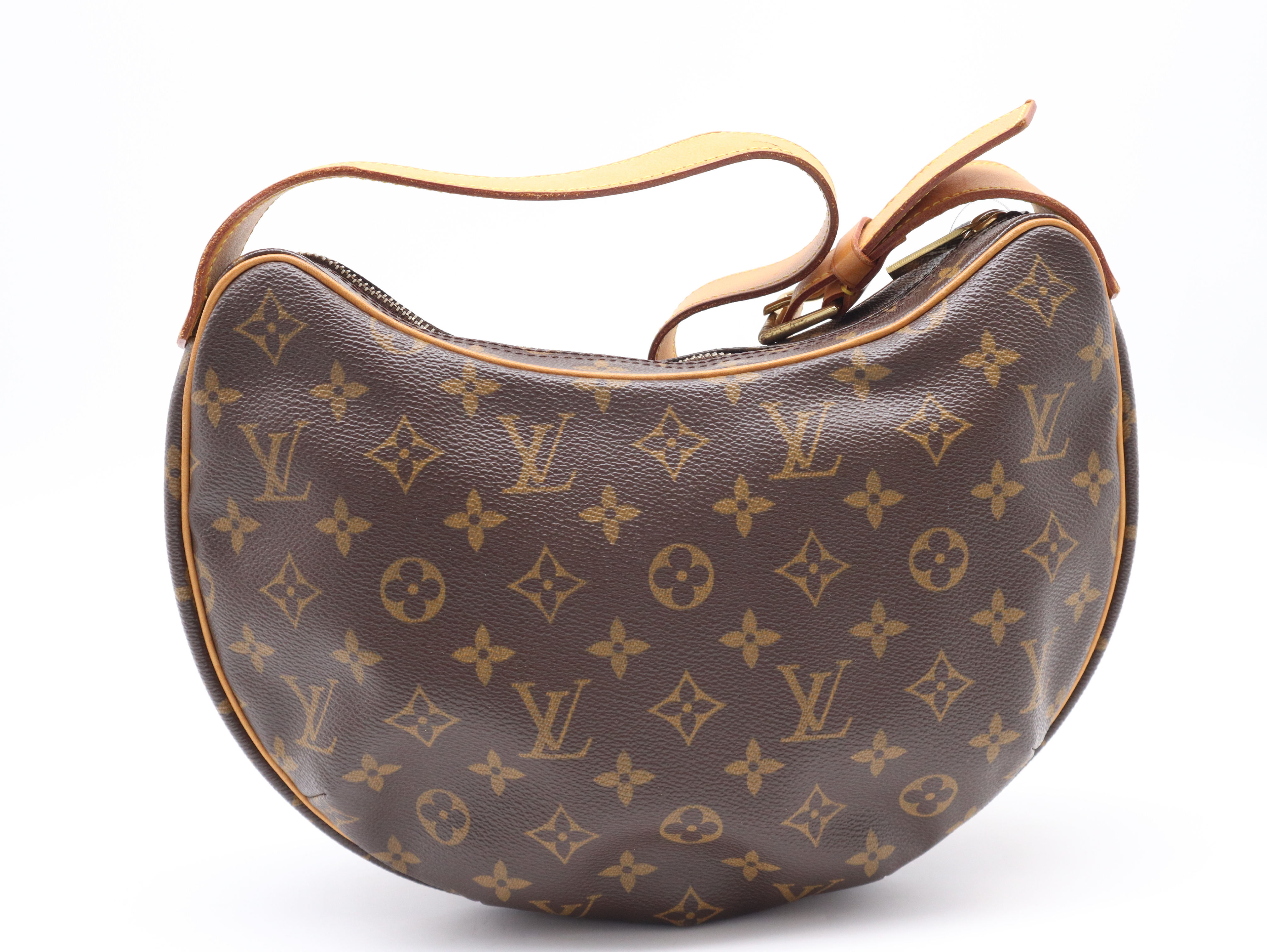 M51512 Monogram Croissant MM Shoulder Bag with Dust Bag — view 2