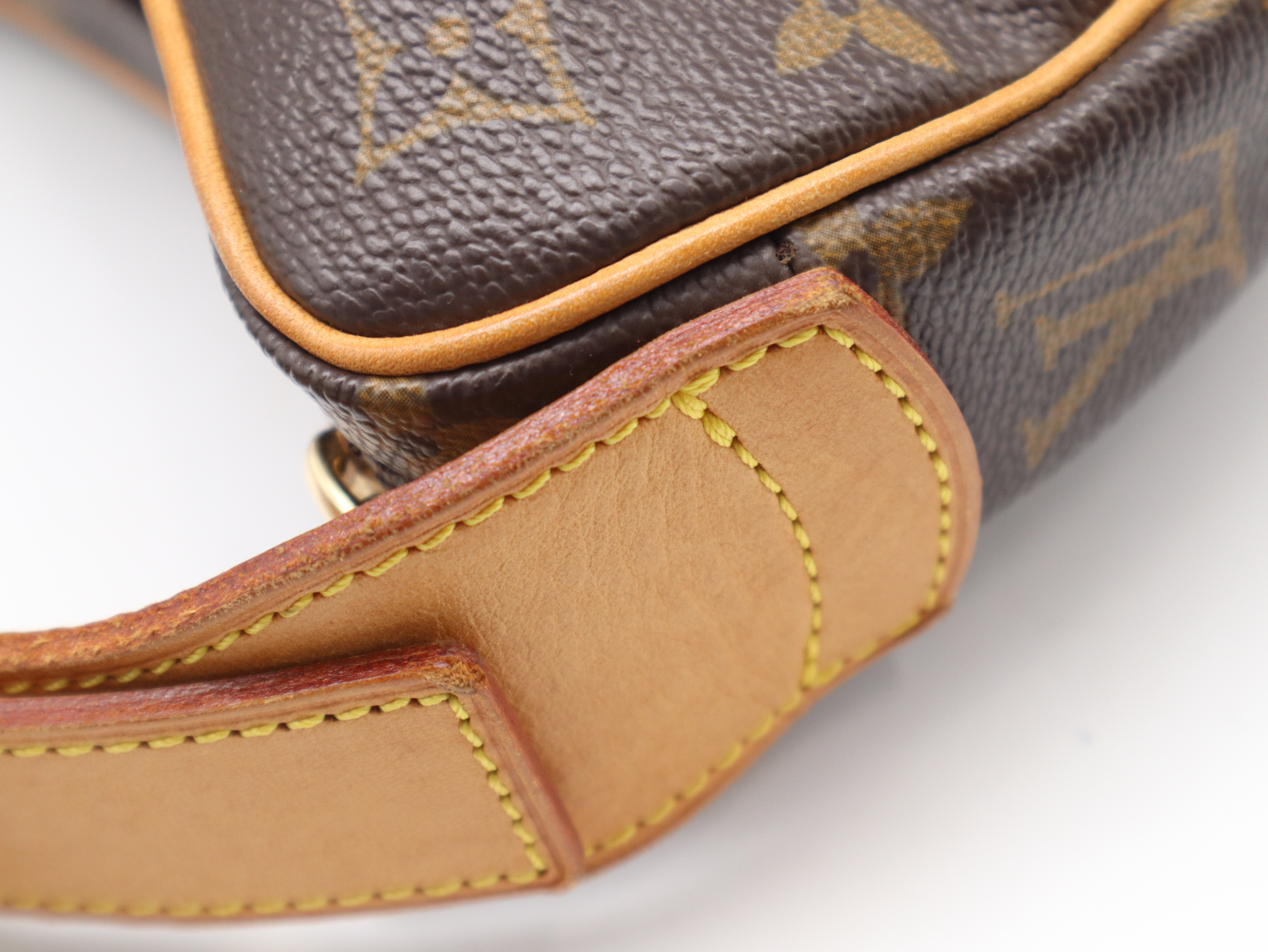 M51512 Monogram Croissant MM Shoulder Bag with Dust Bag — view 8