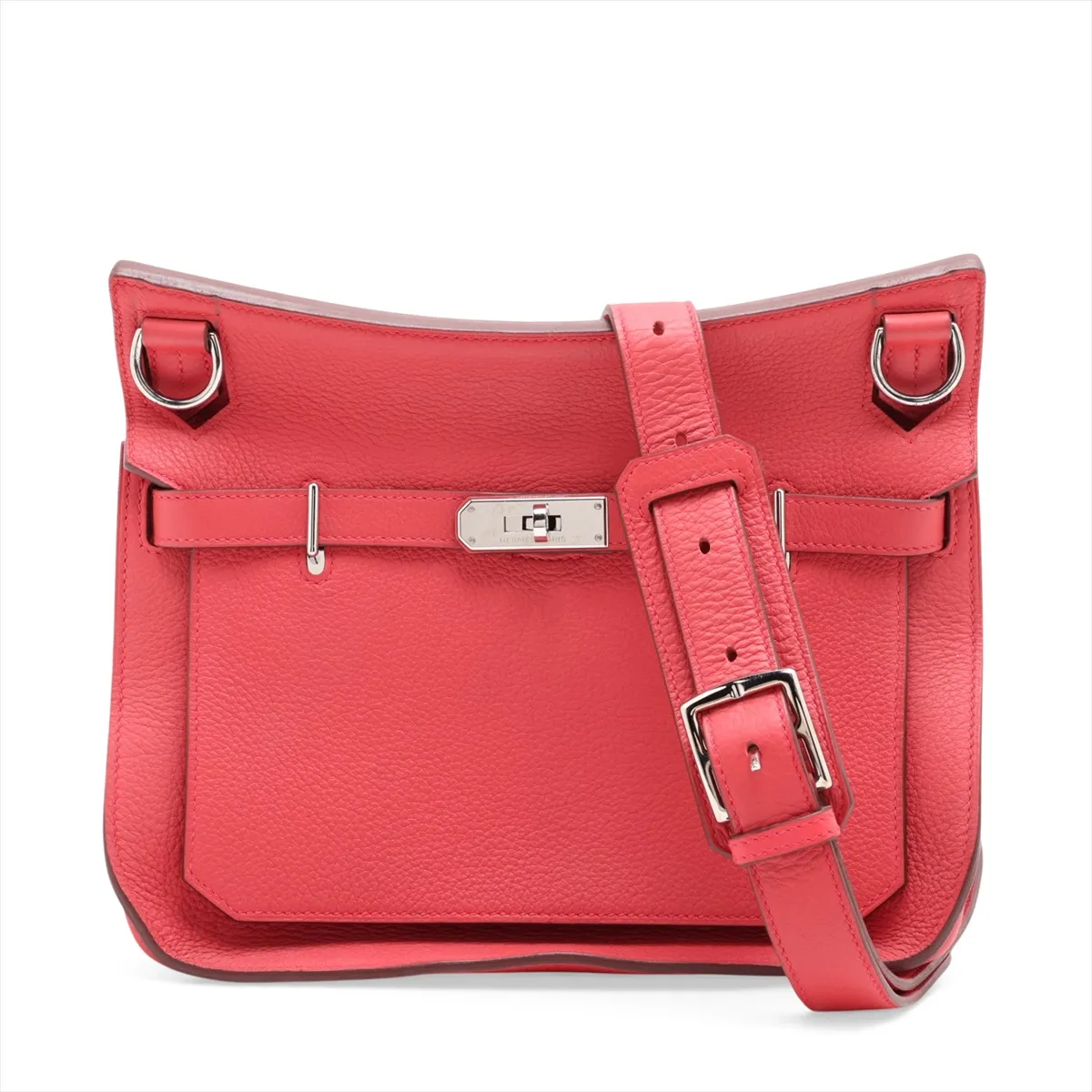 Jypsiere 28, Taurillon Clemence leather, Bougainvillea pattern, Silver hardware N: 2010