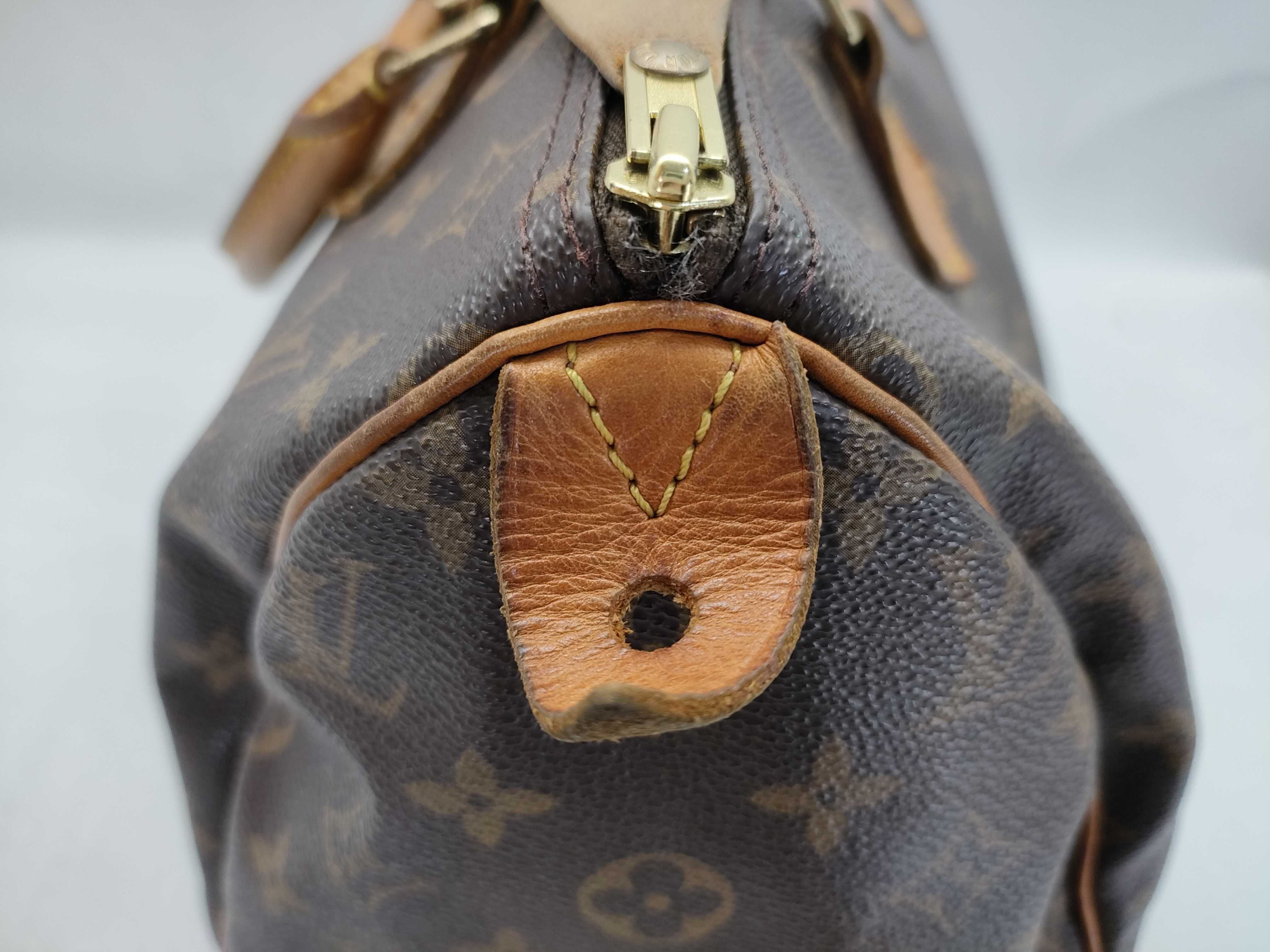 Monogram LV Speedy 30 Monogram M41526 TH0997 Brown Boston Bag — view 11