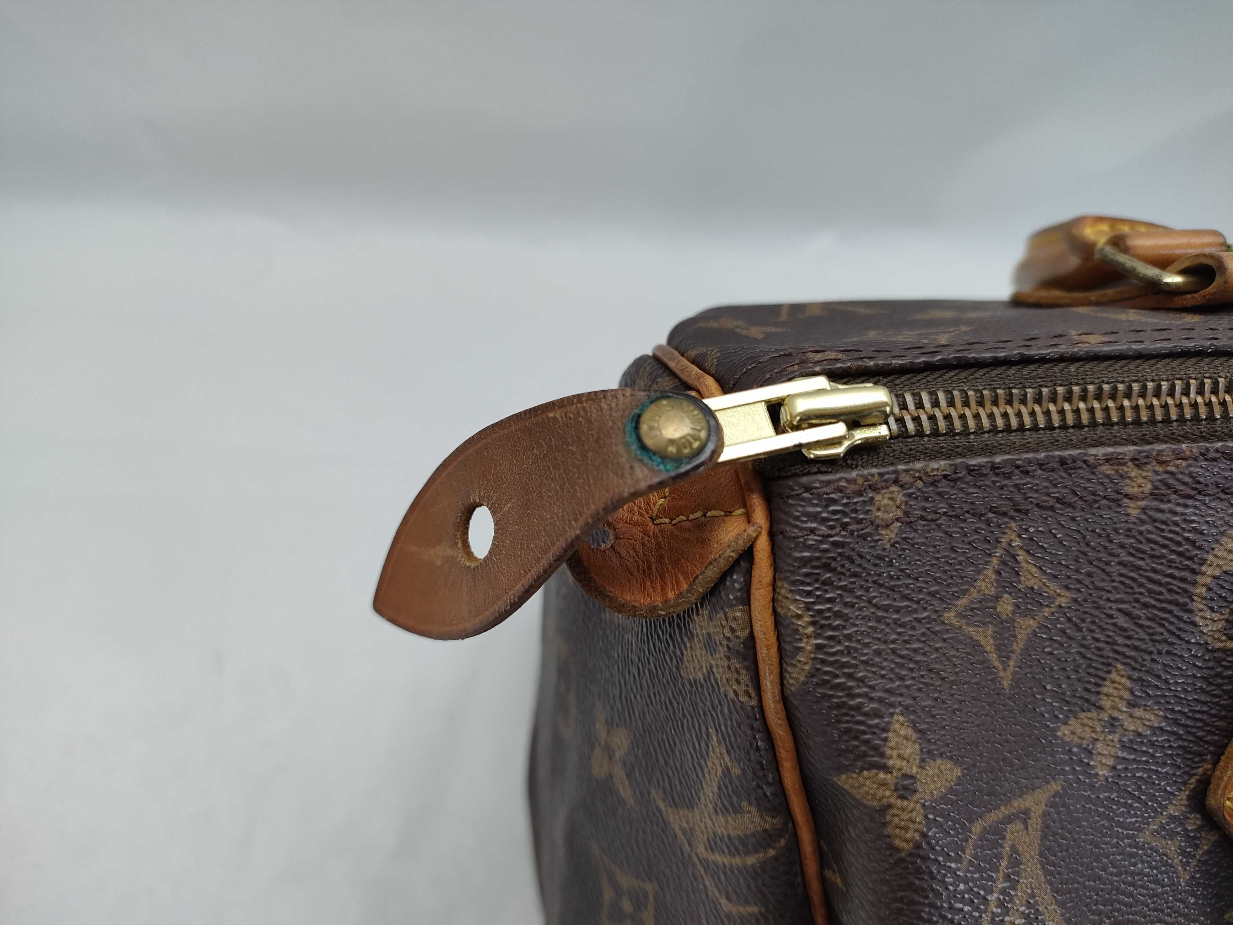 Monogram LV Speedy 30 Monogram M41526 TH0997 Brown Boston Bag — view 7