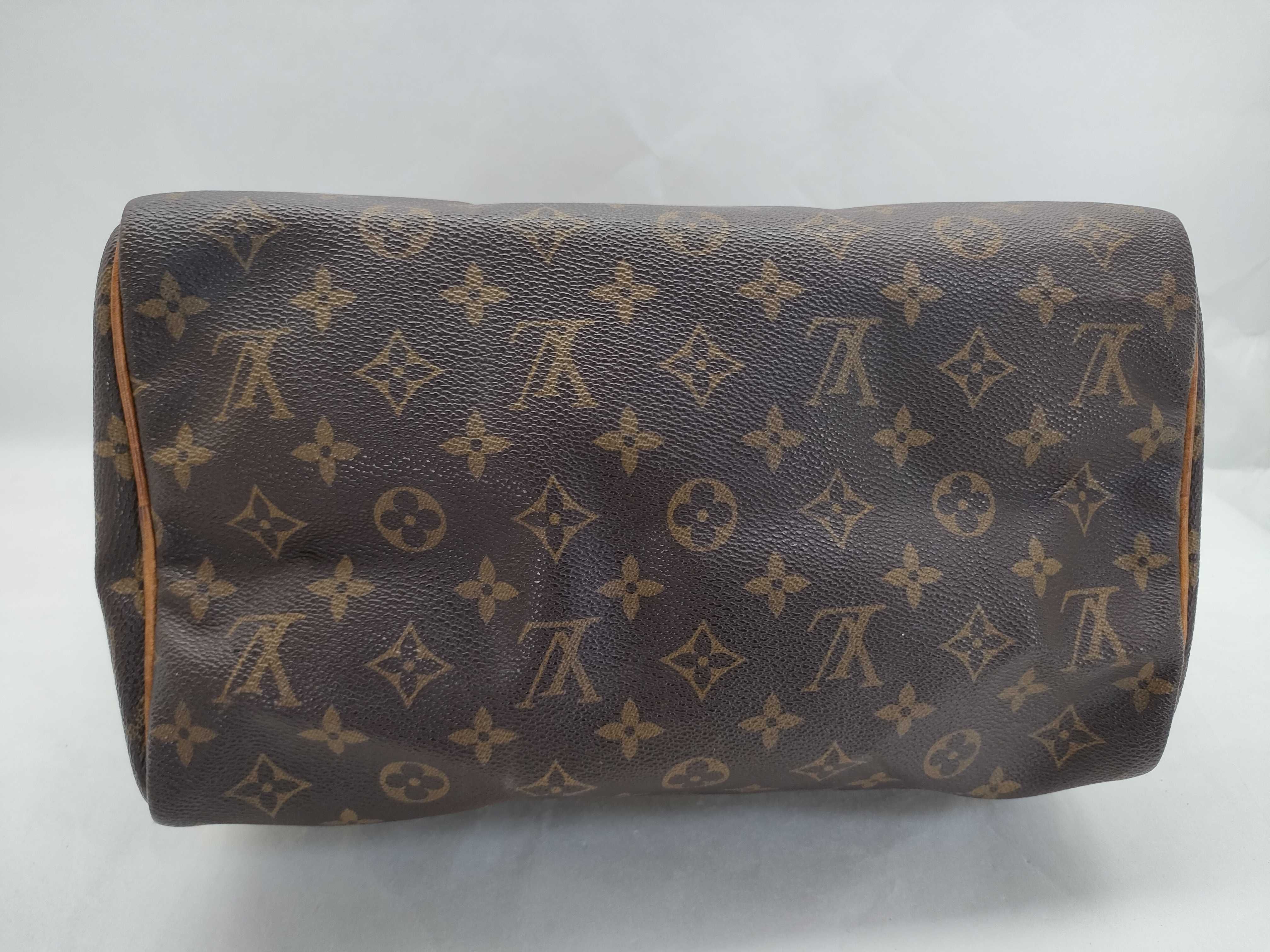 Monogram LV Speedy 30 Monogram M41526 TH0997 Brown Boston Bag — view 9