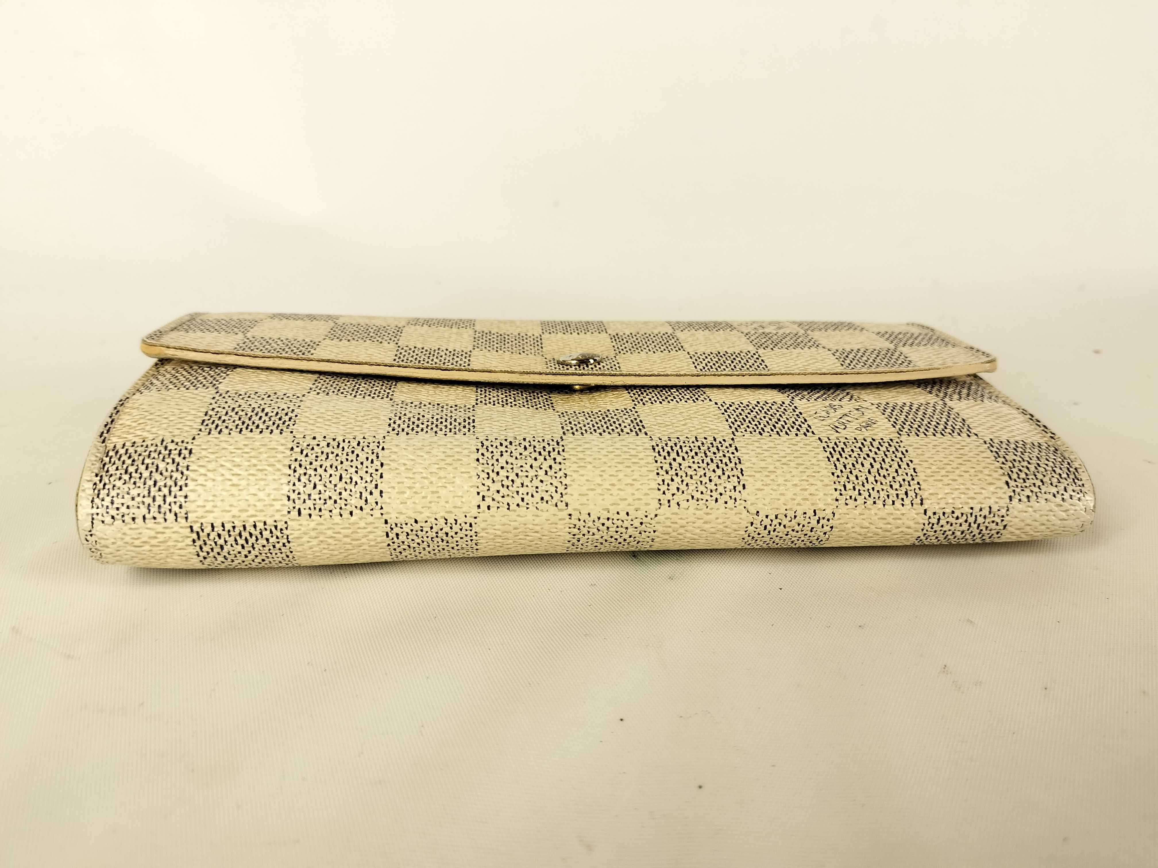 Damier Azur Portefeuille Sarah N61735 MI3077 Wallet — view 4