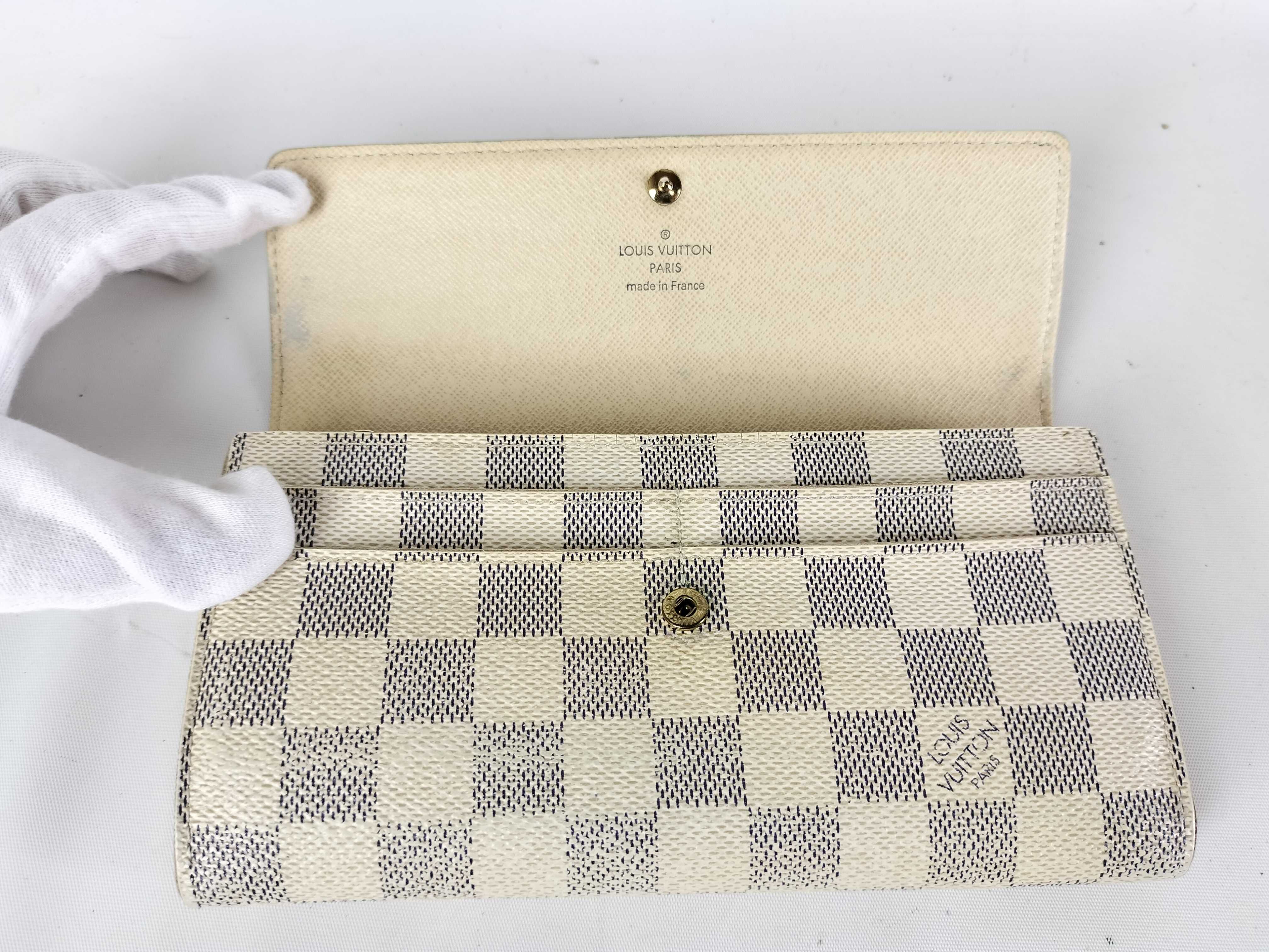 Damier Azur Portefeuille Sarah N61735 MI3077 Wallet — view 7