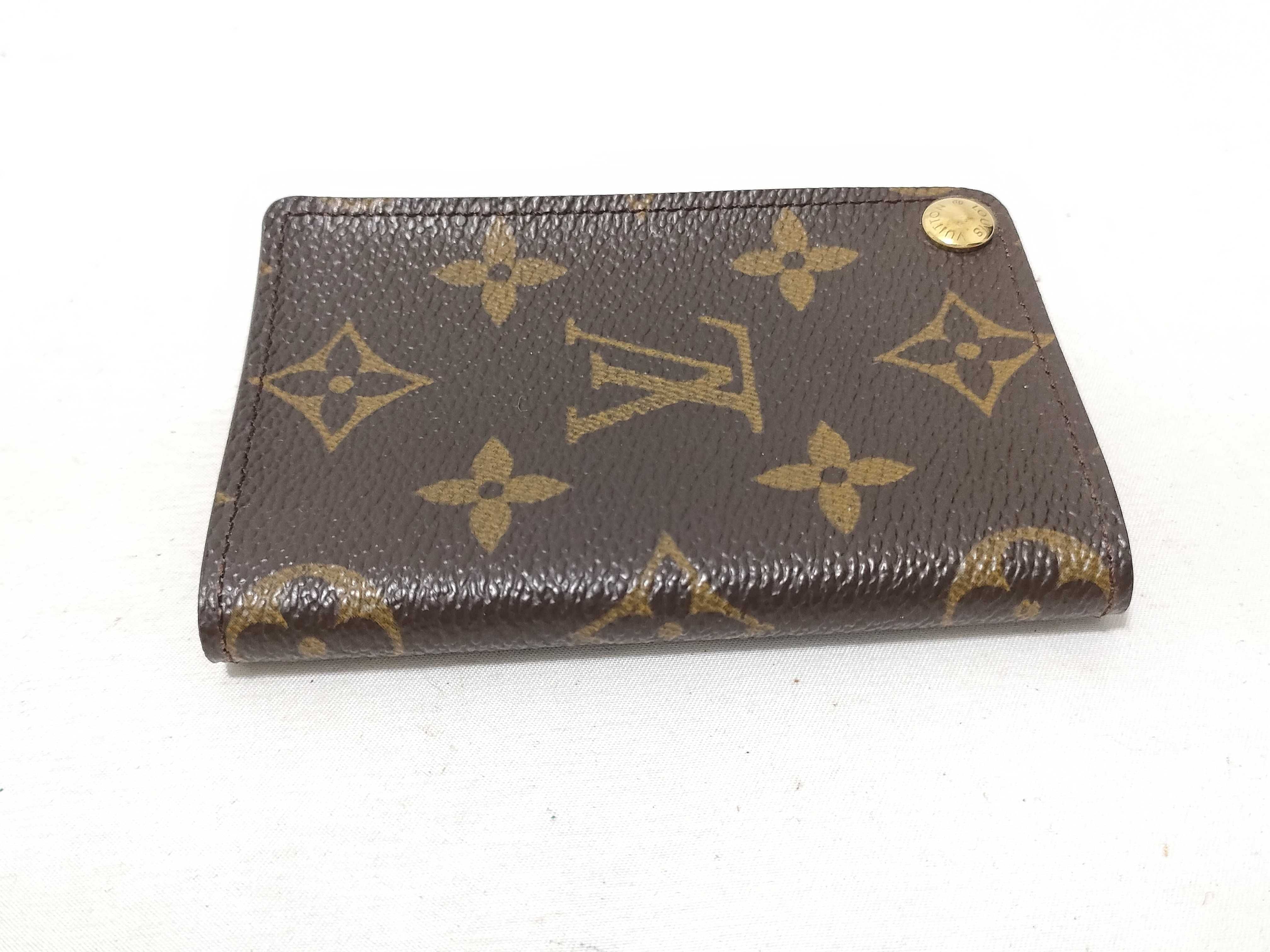 Monogram Portecarte Credit Pression Card Case — view 3