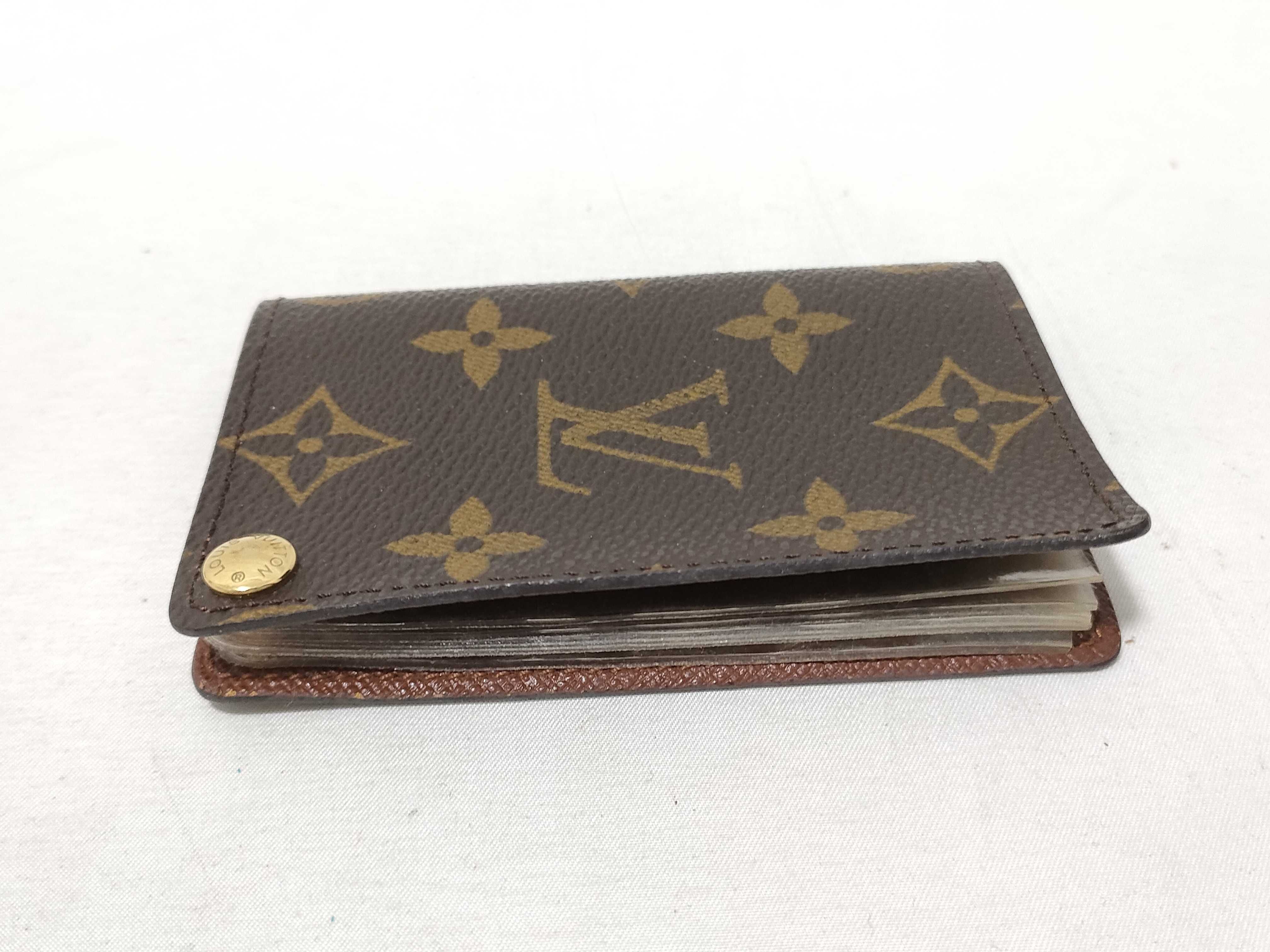 Monogram Portecarte Credit Pression Card Case — view 5