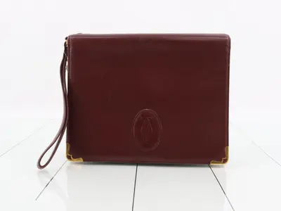 clutch bag, wine red