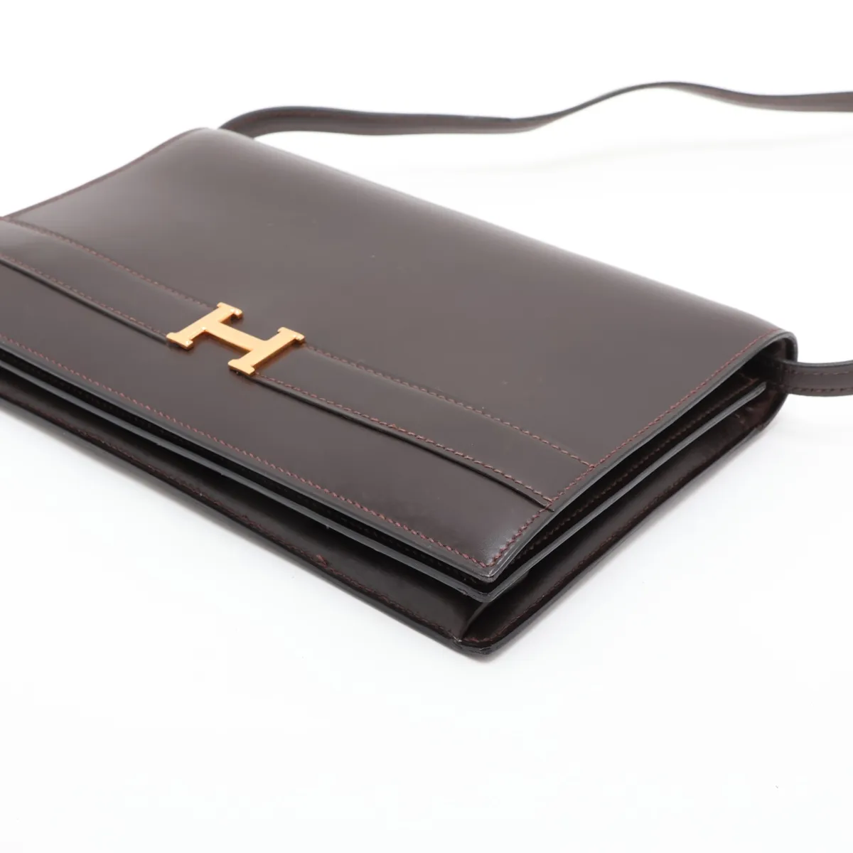 Annie Box Calf Brown Gold Hardware G: 1977 — view 3