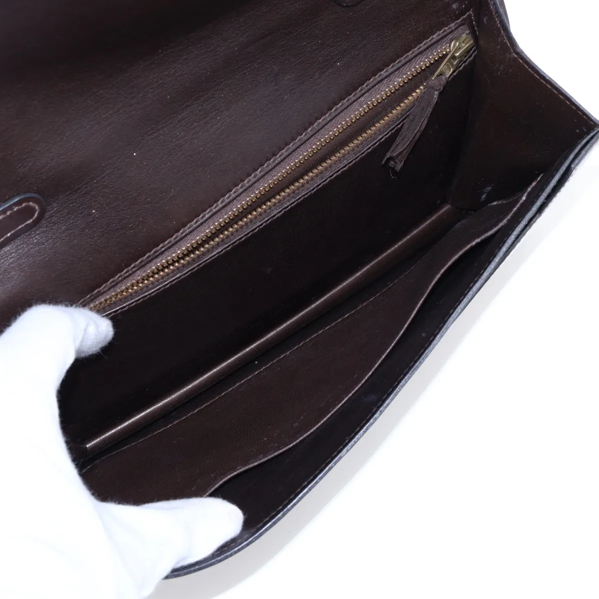 Annie Box Calf Brown Gold Hardware G: 1977 — view 6
