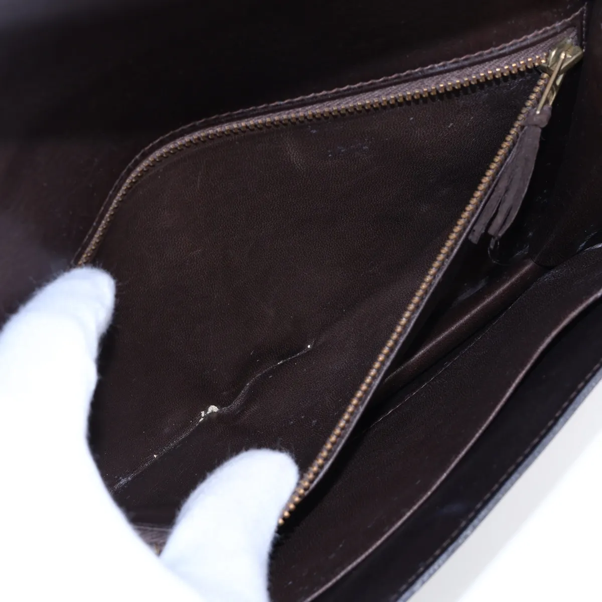 Annie Box Calf Brown Gold Hardware G: 1977 — view 7
