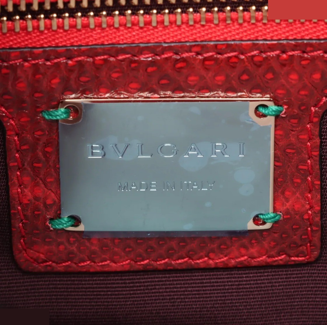 Unused, with dust bag: Serpenti Forever Python Chain Shoulder Bag — view 9