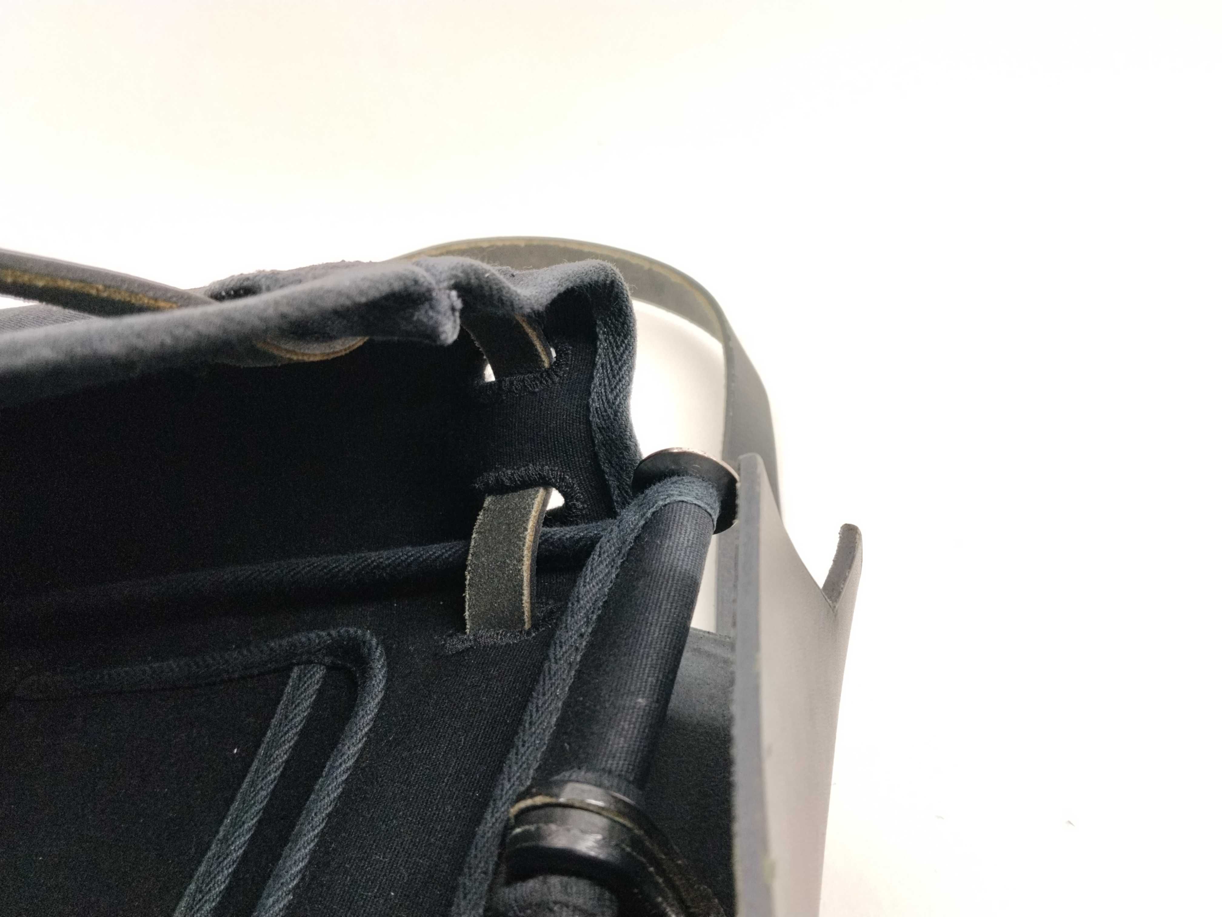 Herbag PM Toile Officier x Vache Hunter Black Silver Hardware E: 2001 Handbag with Stopper — view 13