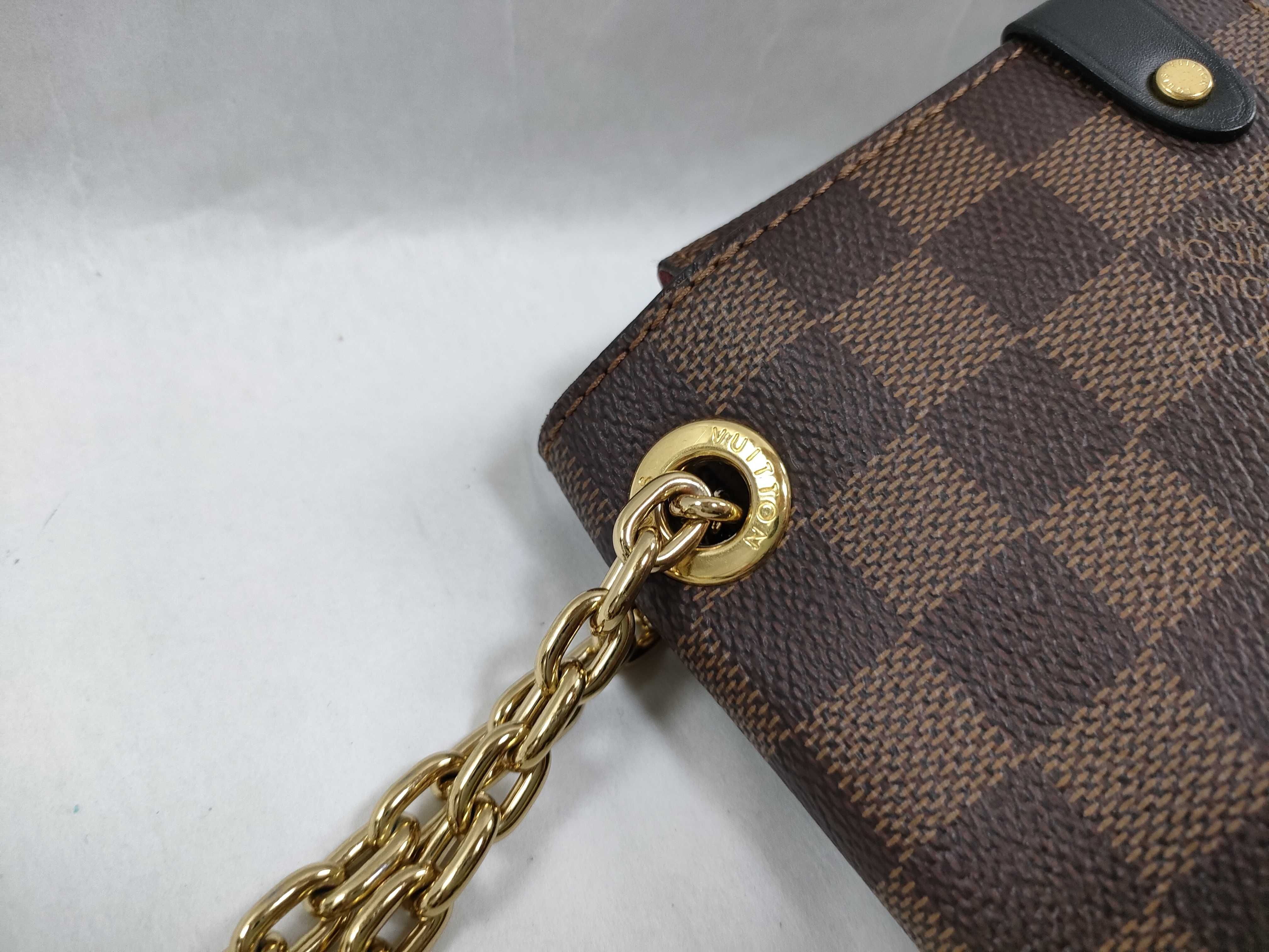 Damier Louis Vuitton Chain Shoulder Bag — view 5
