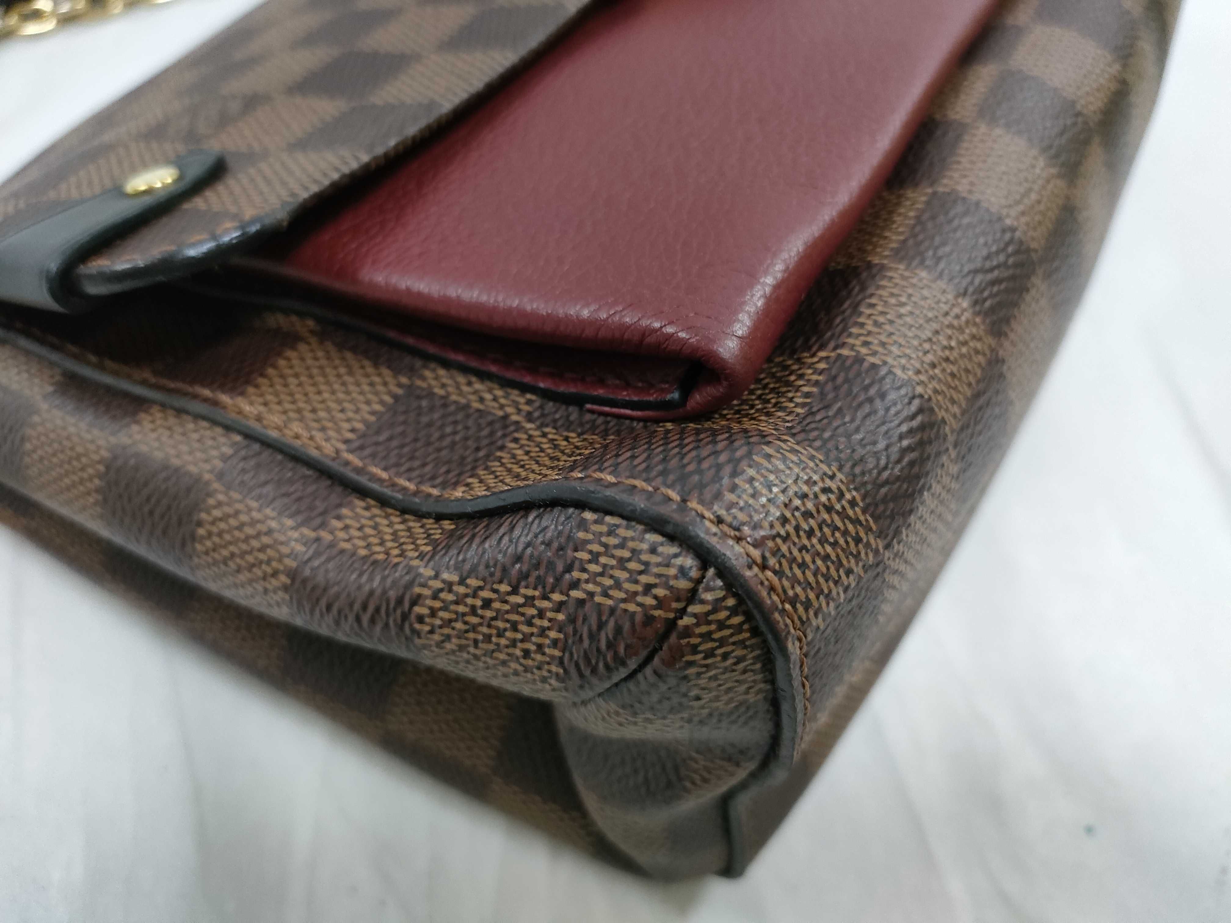 Damier Louis Vuitton Chain Shoulder Bag — view 6