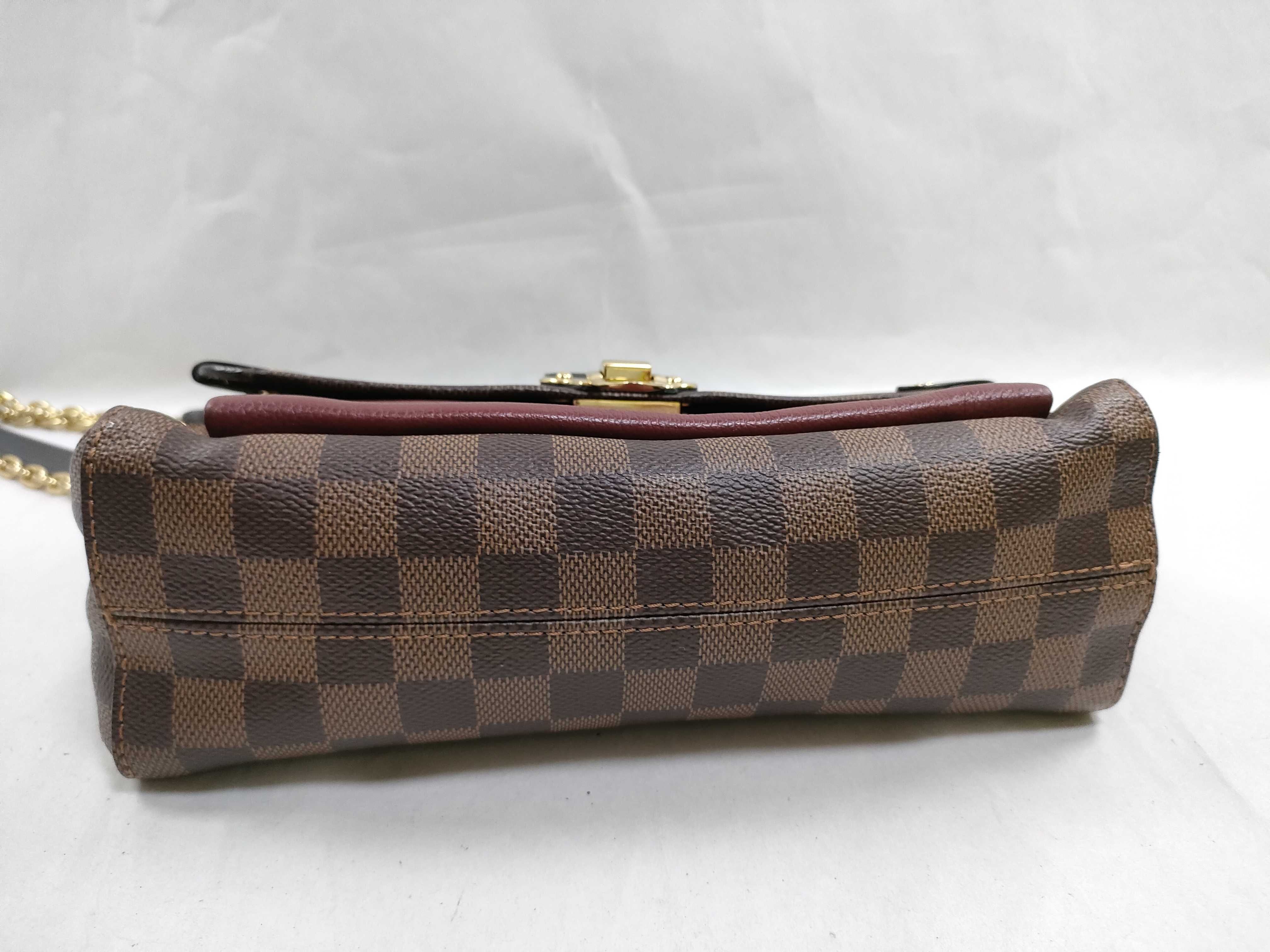 Damier Louis Vuitton Chain Shoulder Bag — view 7